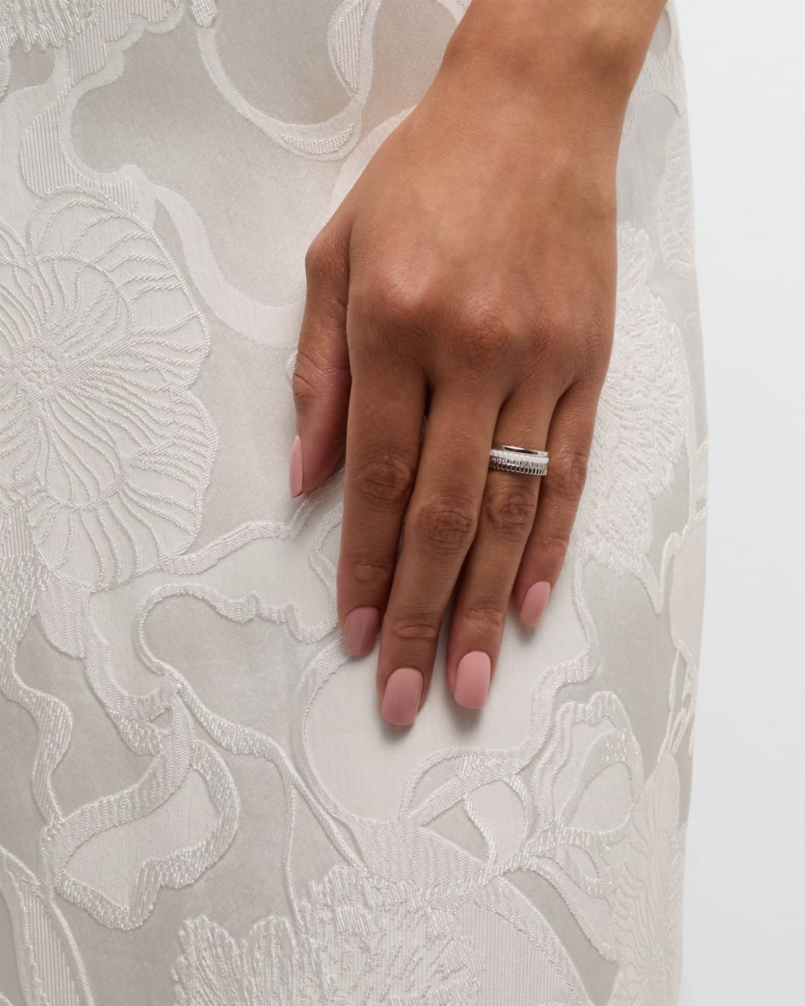Quatre 18K White Gold Diamond Ring 1