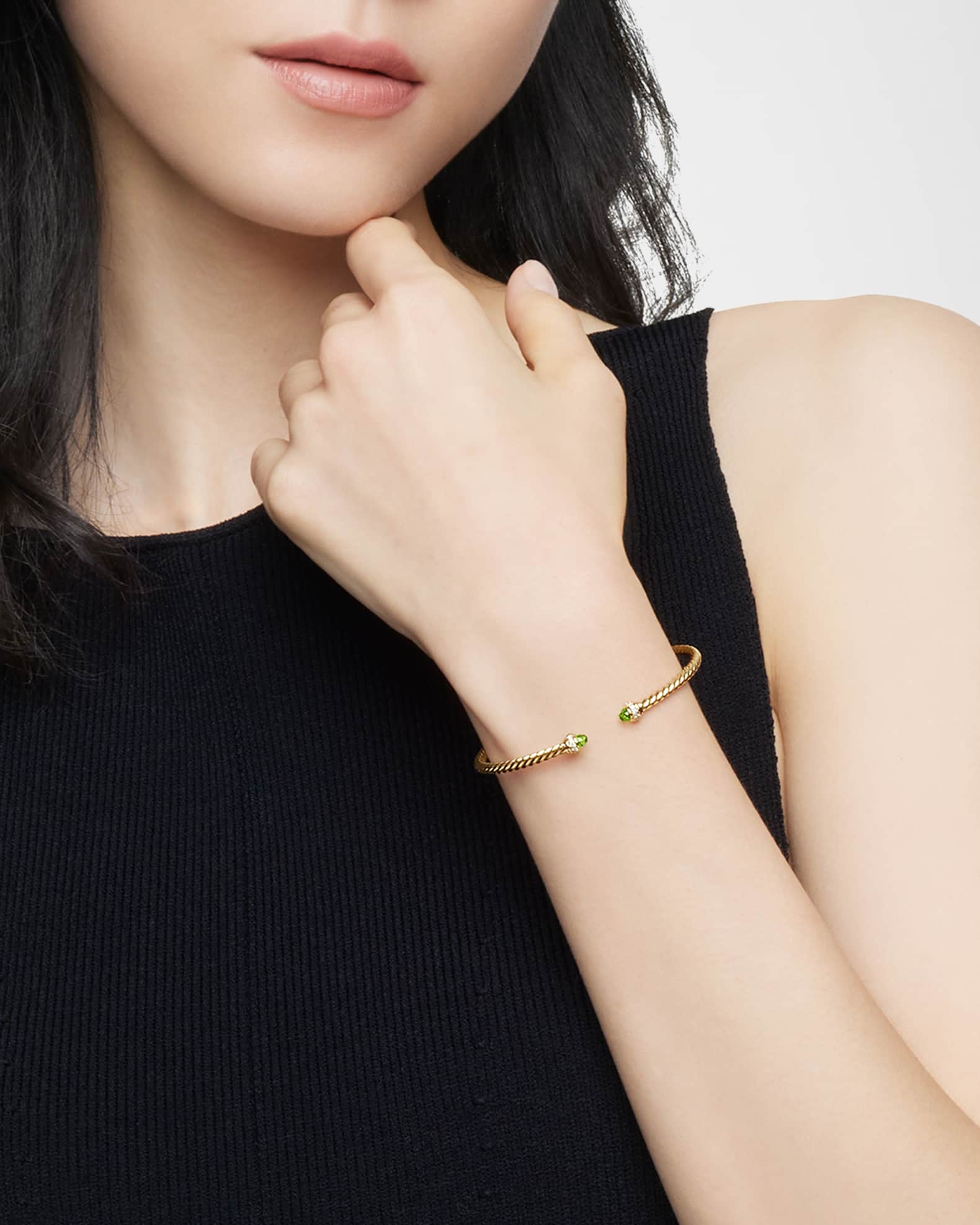 3mm Cablespira Bracelet in 18K Gold 1