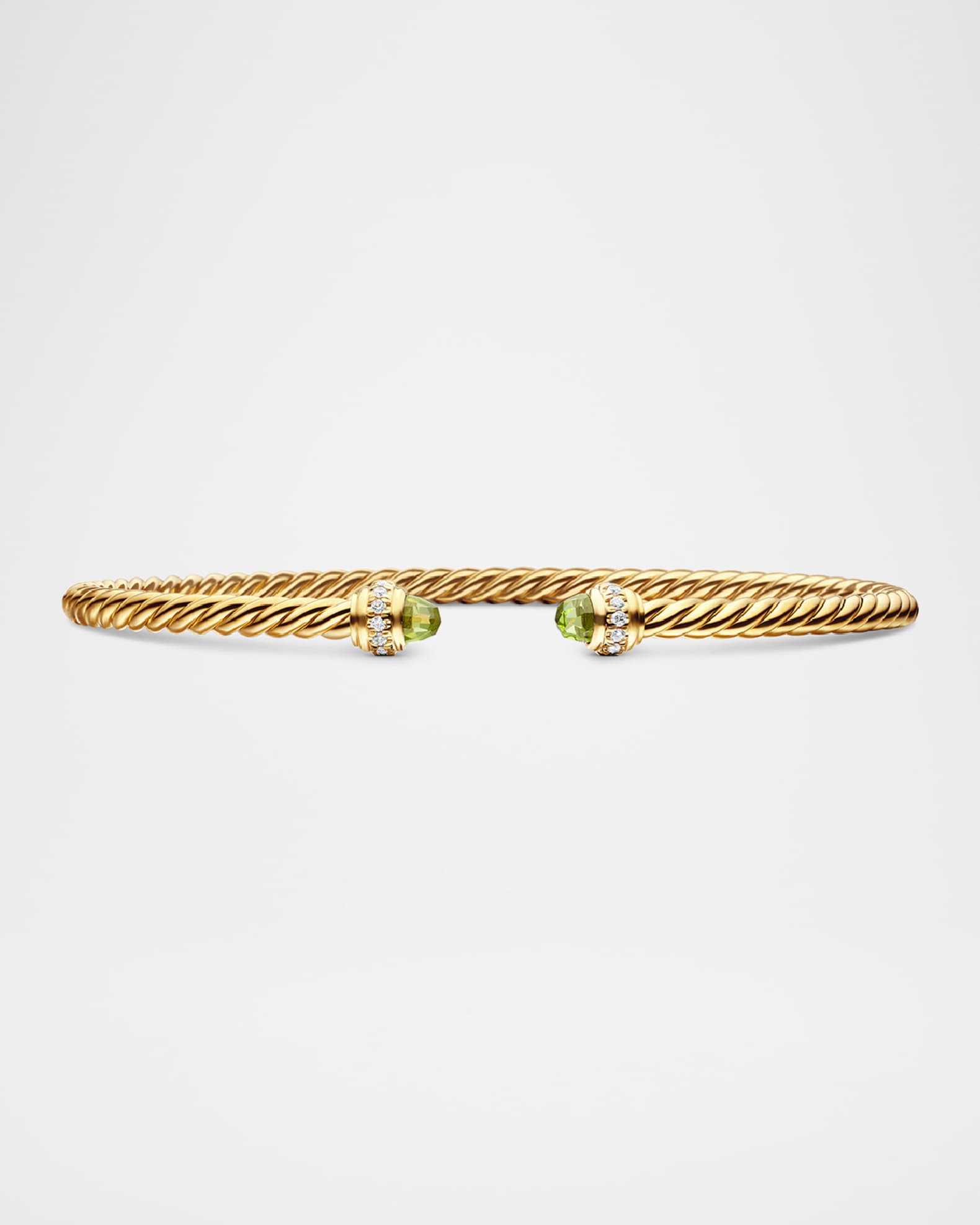 3mm Cablespira Bracelet in 18K Gold 0