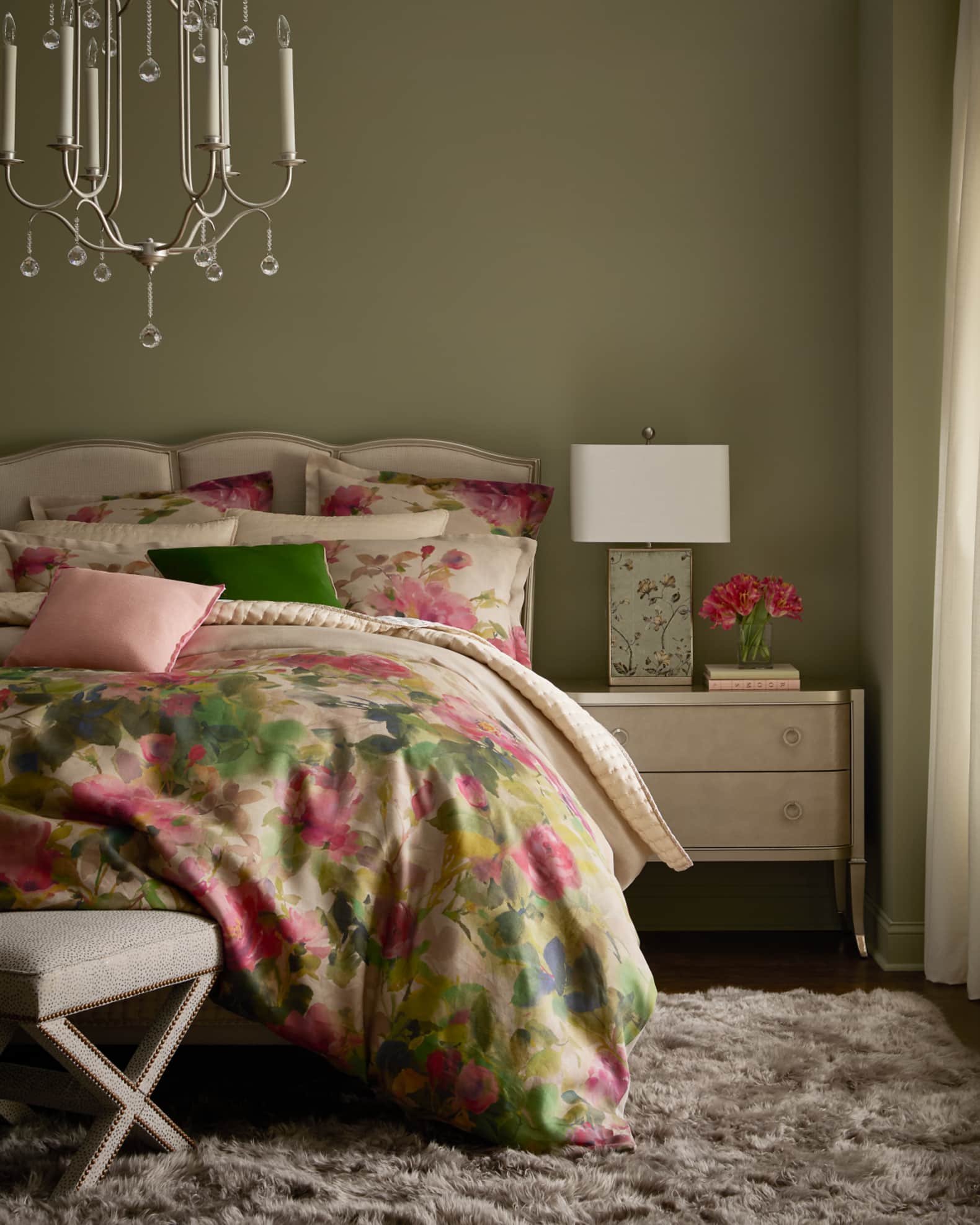 Thelma's Garden King Sham  1