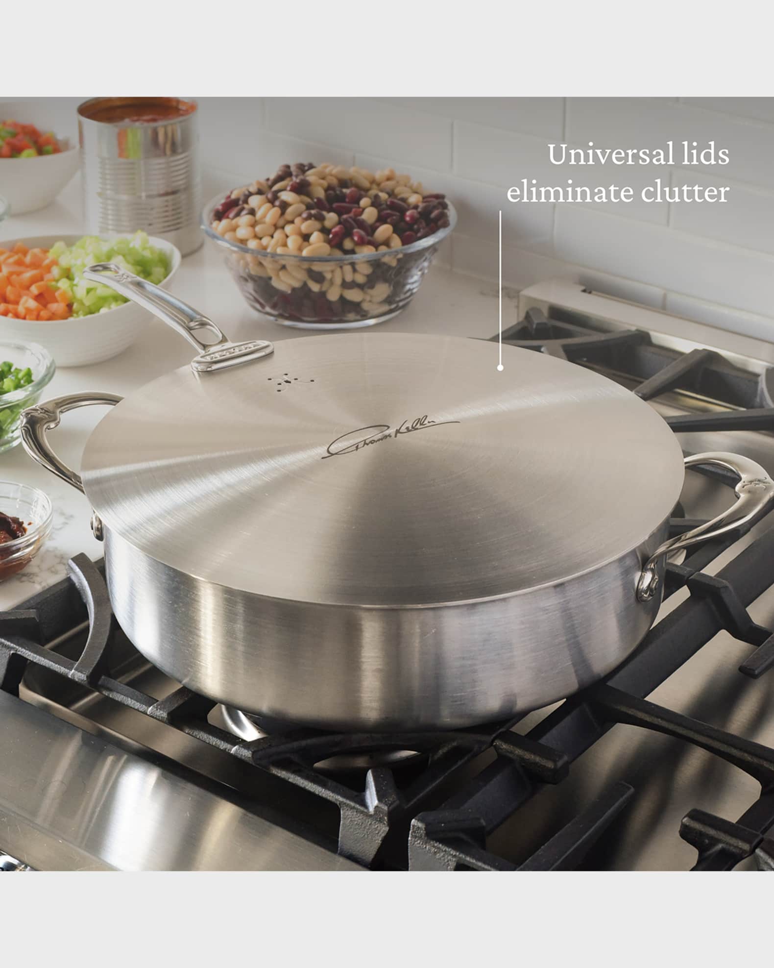 Hestan Thomas Keller Insignia Commercial Clad Stainless Steel 14Piece