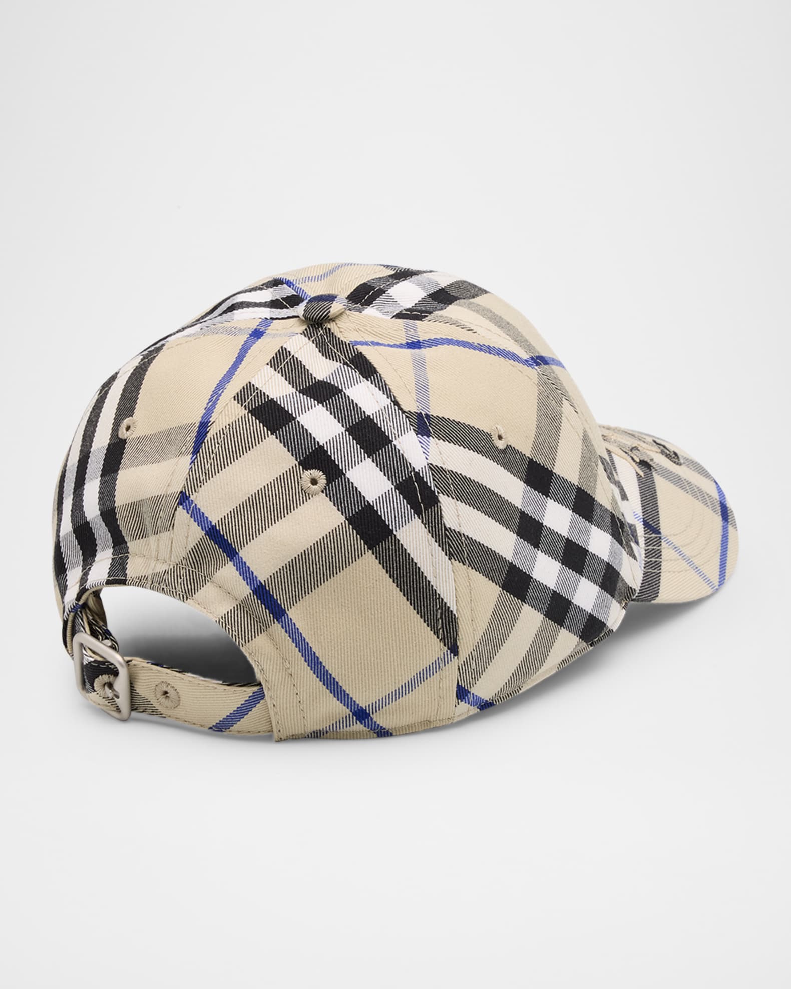 ハット BURBERRY BASEBALL CAP WITH EKD Check EKD Baseball Cap in Snug - Men | Burberry® Official