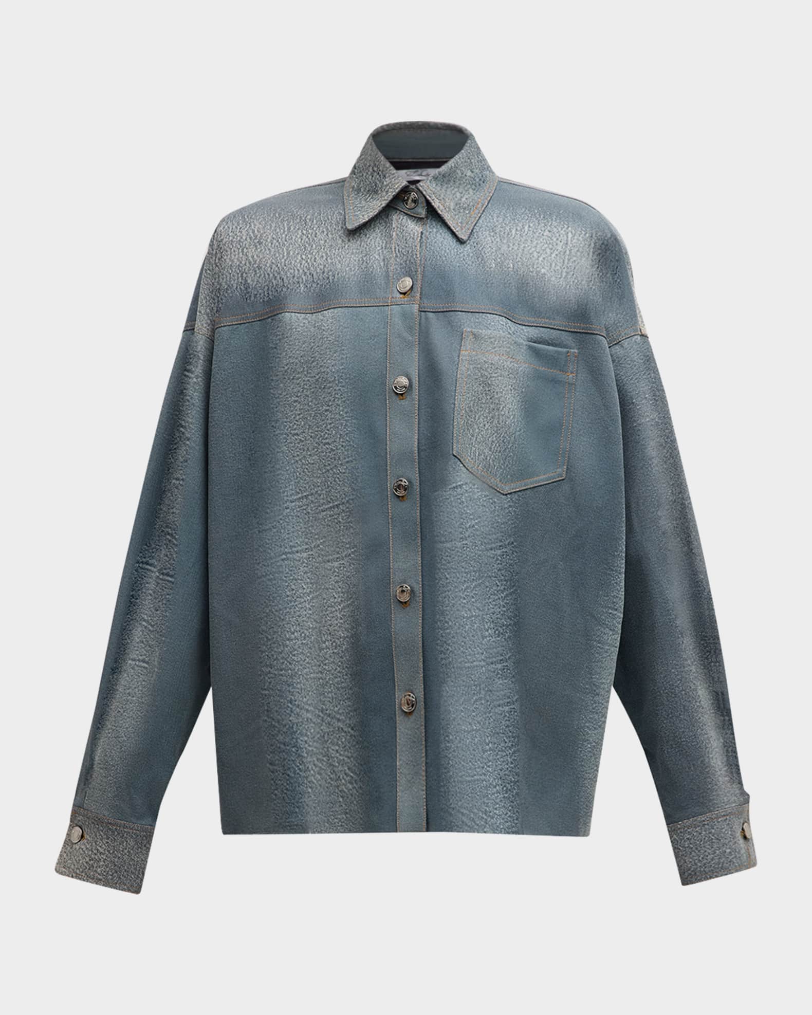 Oversized Button-Down Shirt