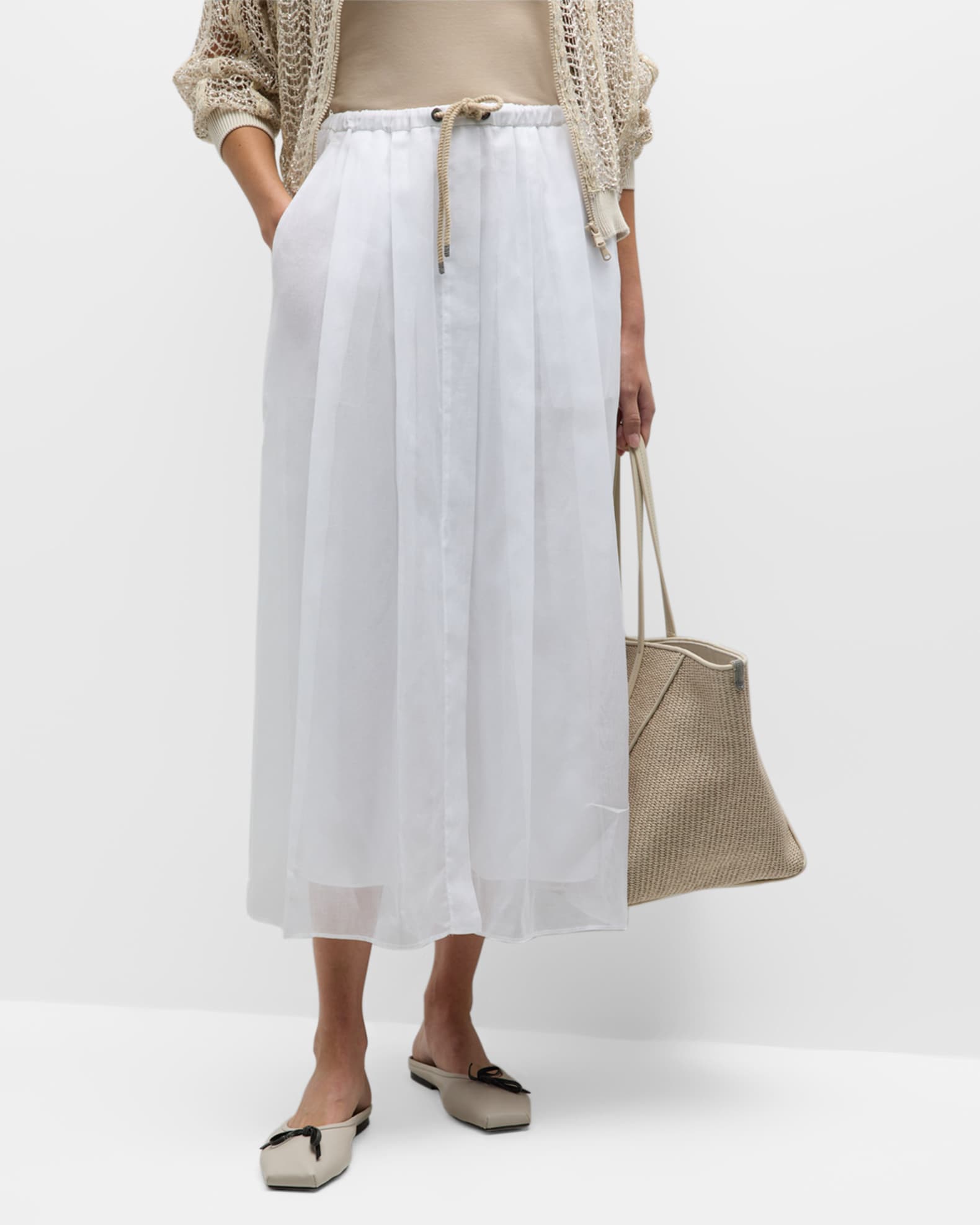 Rope belt skirt clearance