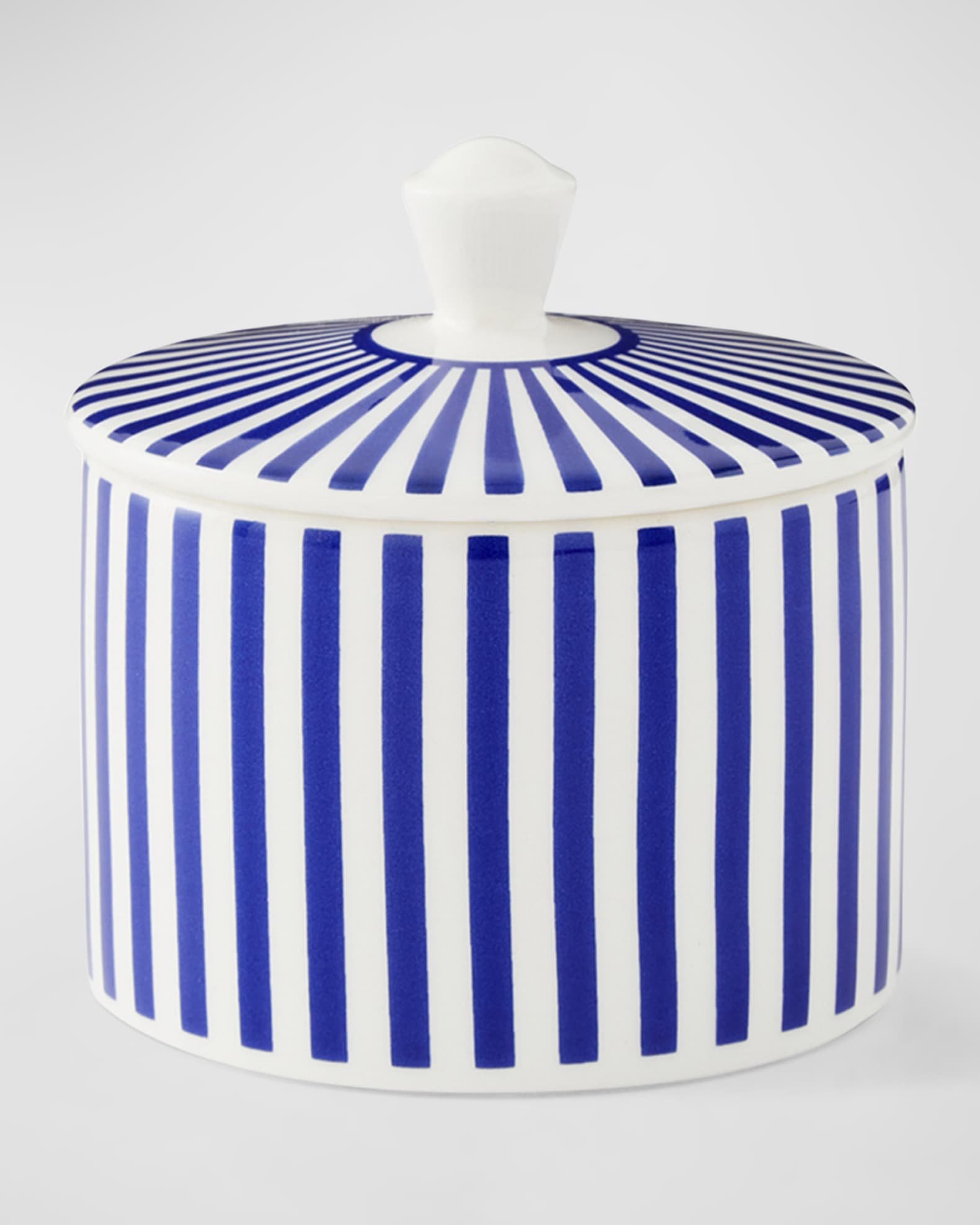 Blue Italian Steccato Covered Sugar Bowl 1