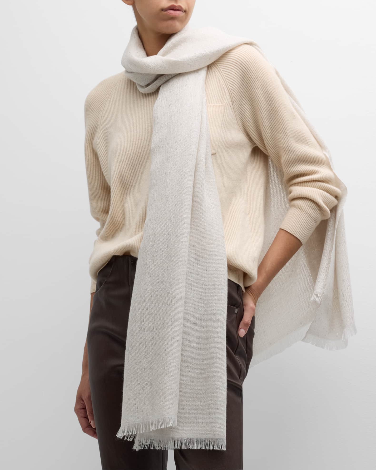 Burberry 50 cashmere 50 wool scarf zara outlet