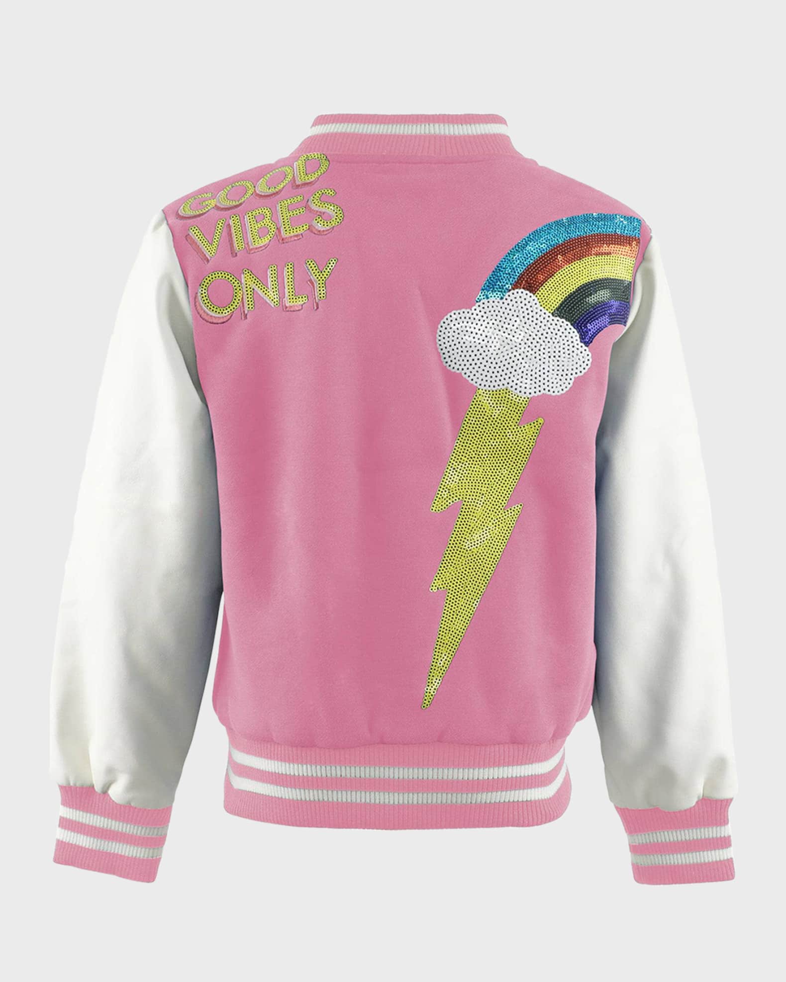 Sequin varsity jacket sale