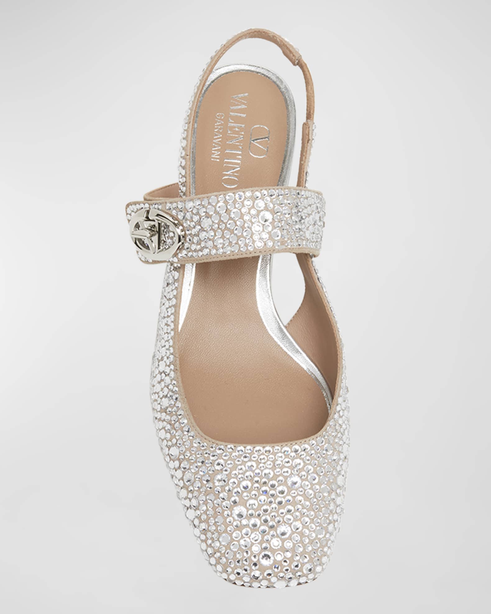 Valentino crystal shoes cheap