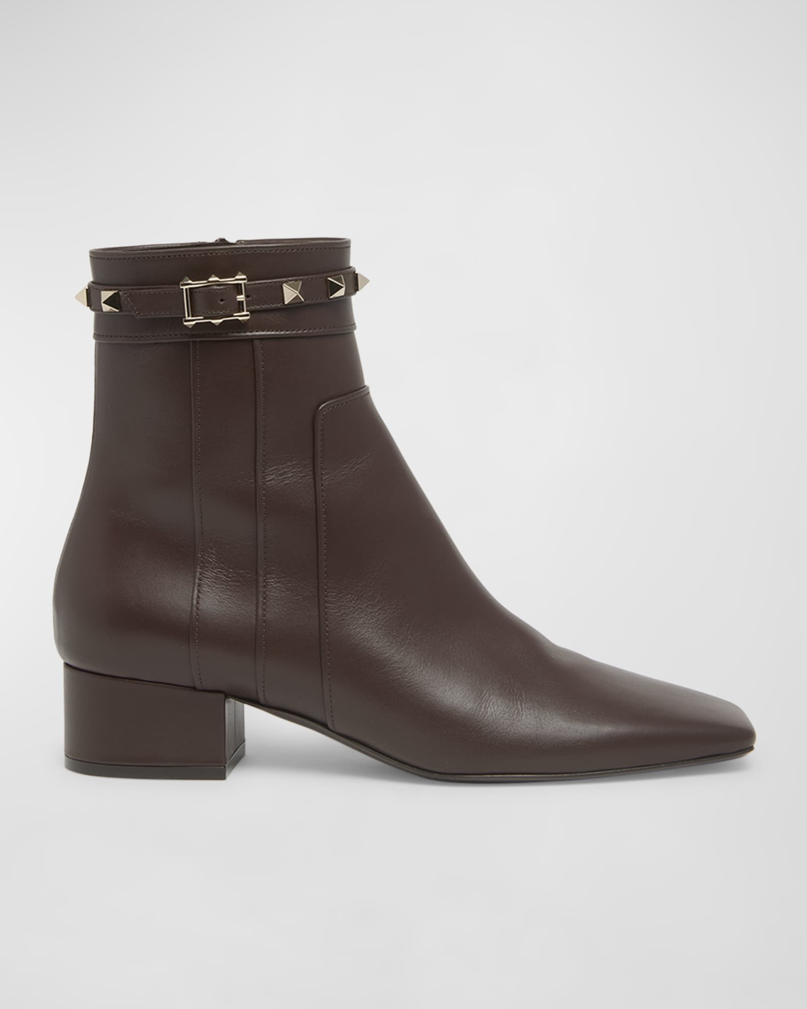 Valentino garavani rockstud leather ankle boots outlet