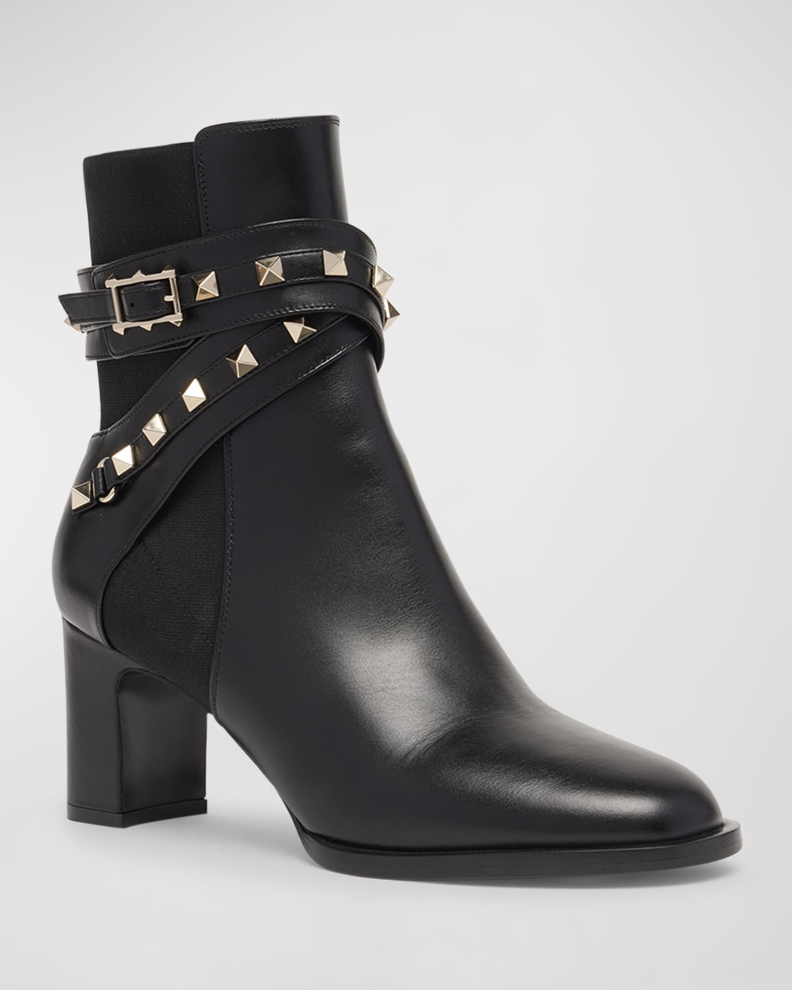 Leather buckle ankle boots new arrivals