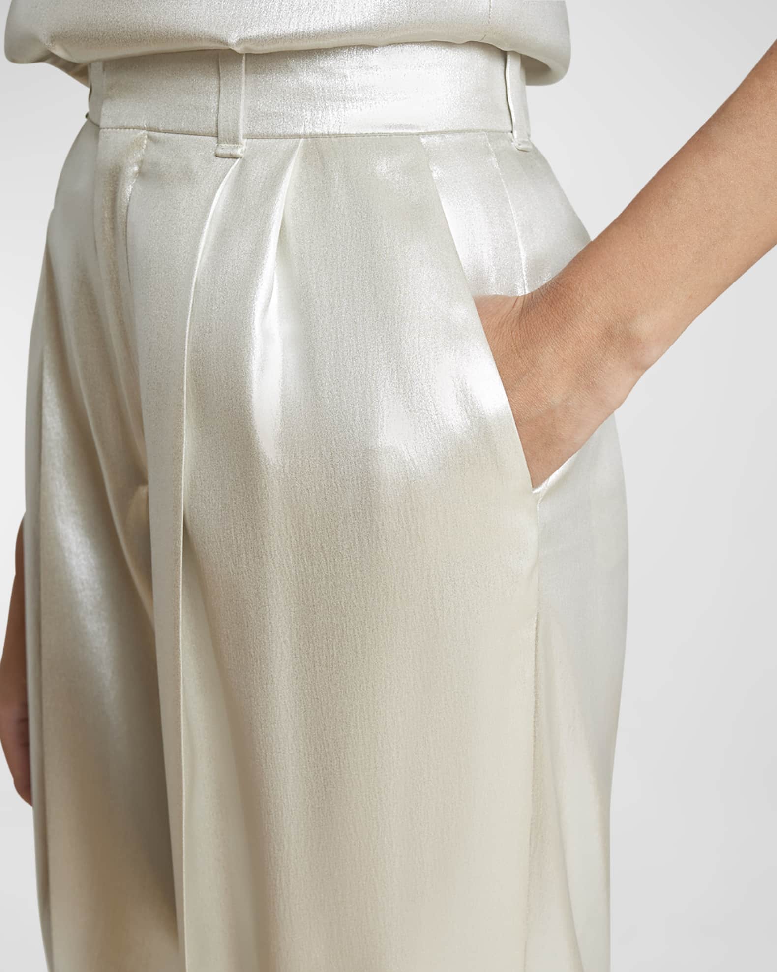 SAILOR TROUSERS / cream white organic cotton main image 1