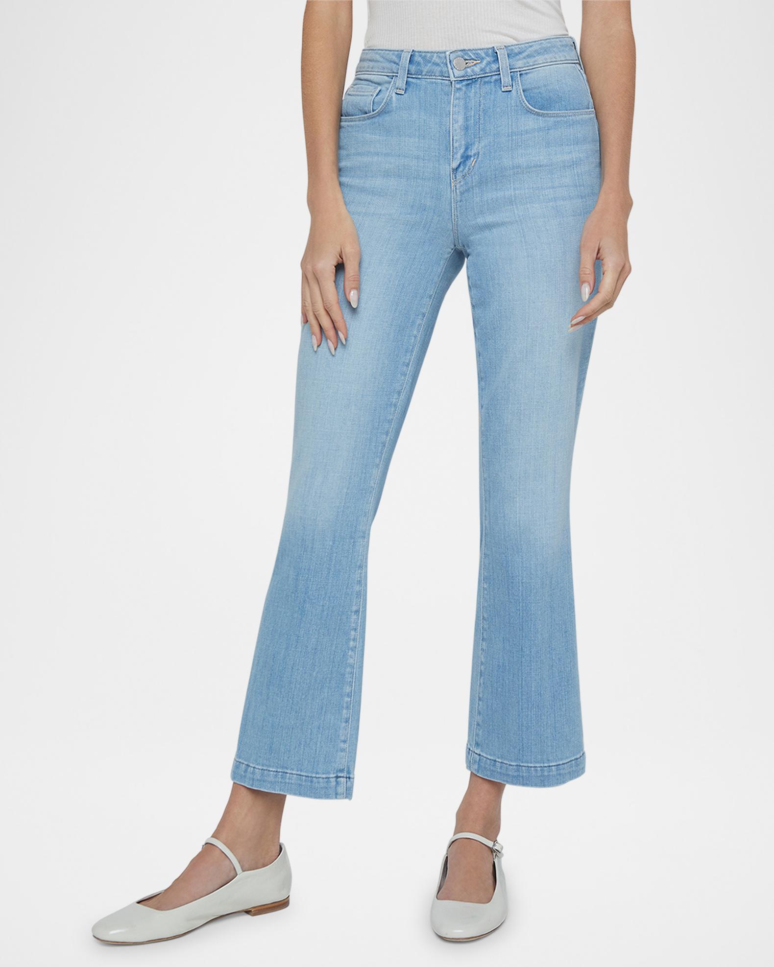 L'AGENCE Ali High-Rise Slim Flare Jeans | Neiman Marcus