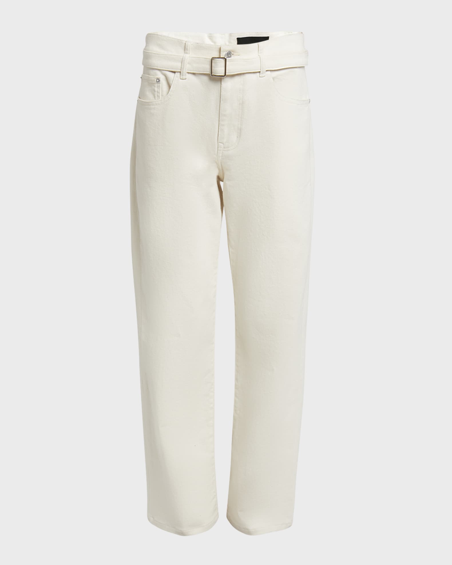 Ellsworth Belted Straight-Leg Jeans 0