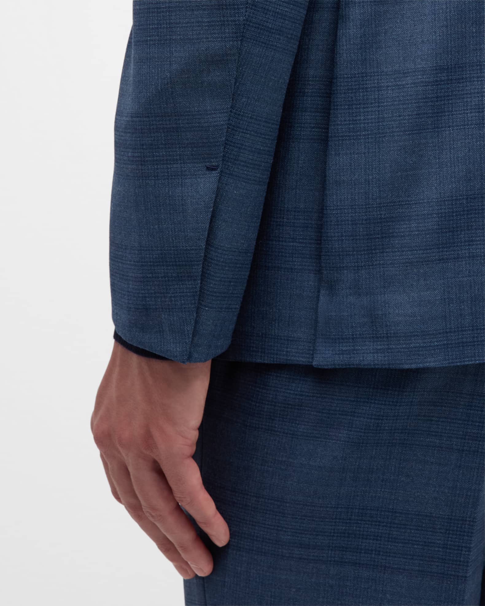 TOMORROWLAND ZEGNA TROFEO ネイビー チェック XL TOMORROWLAND ZEGNA TROFEO ネイビー チェック XL