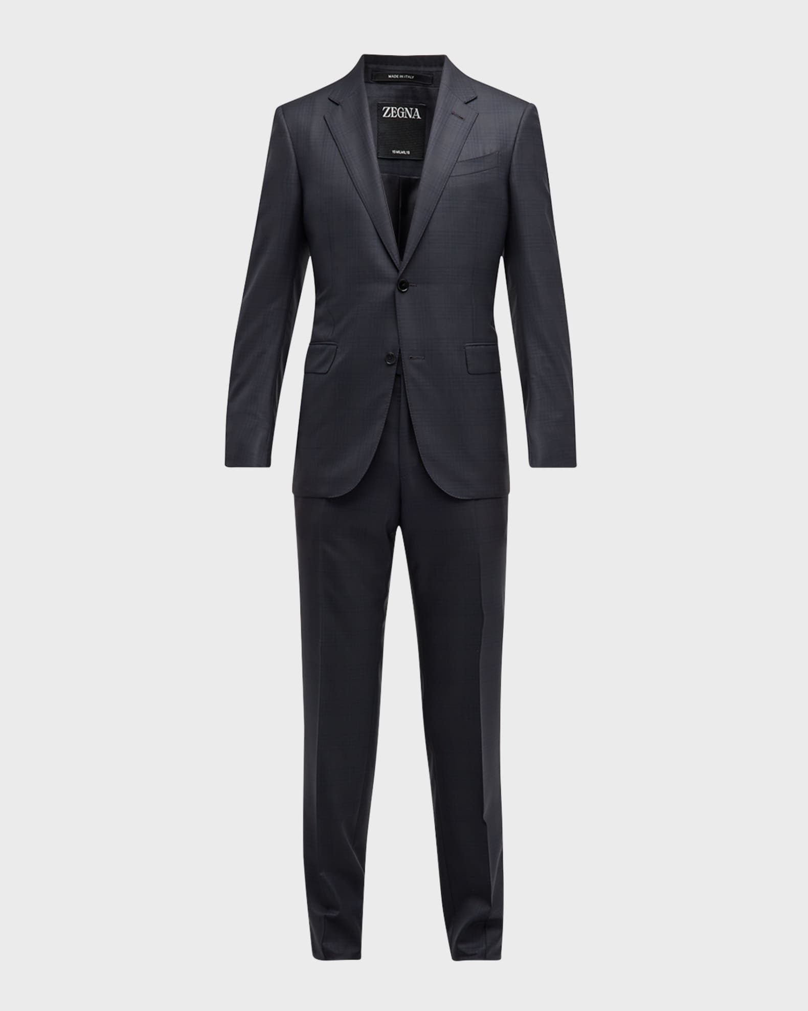 ZEGNA Men's 15milmil15 Plaid Suit