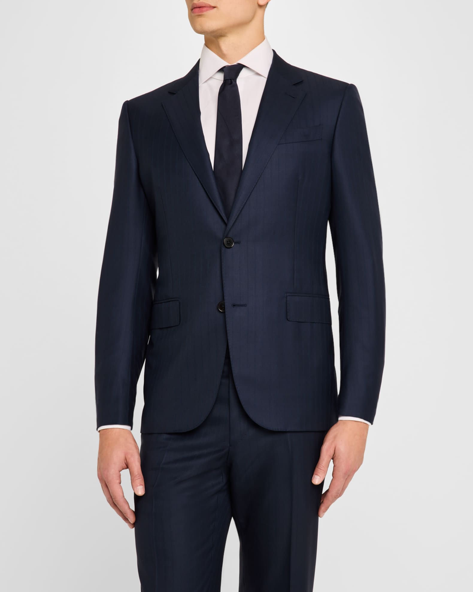 ZEGNA Men's 15milmil15 Wool Striped Suit | Neiman Marcus