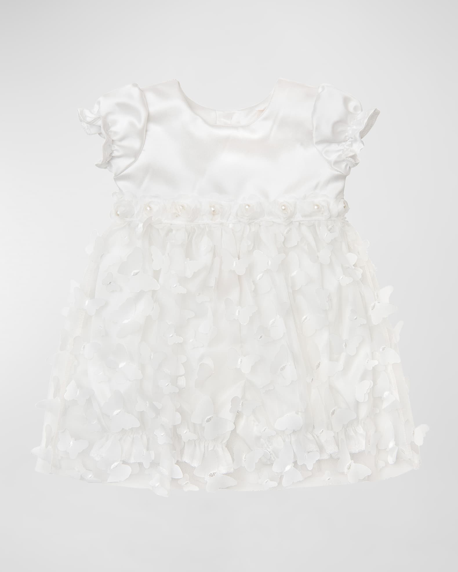Girl's Butterfly Bliss Embellished Bubble Dress, Size 0M-24M 0