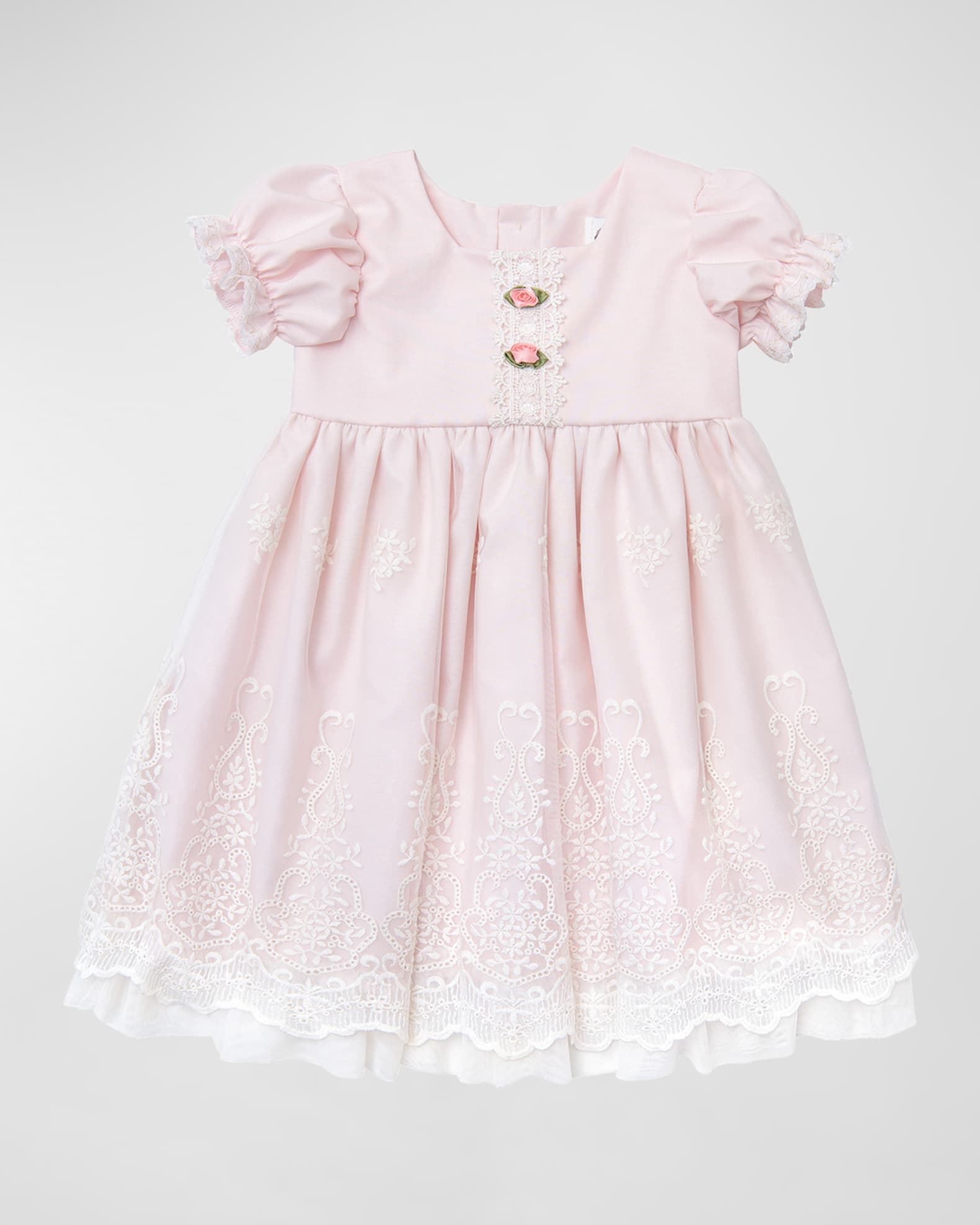 Girl's Sophia Scalloped Lace Dress, 2-6 0