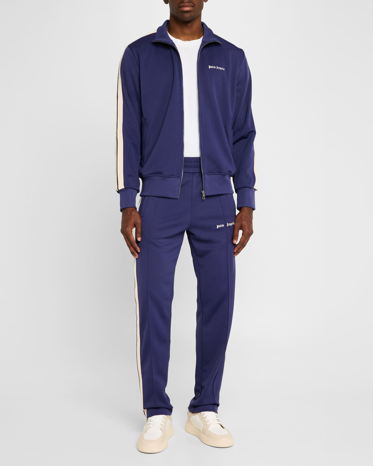 Palm Angels Men's Classic Logo Track Jacket | Neiman Marcus