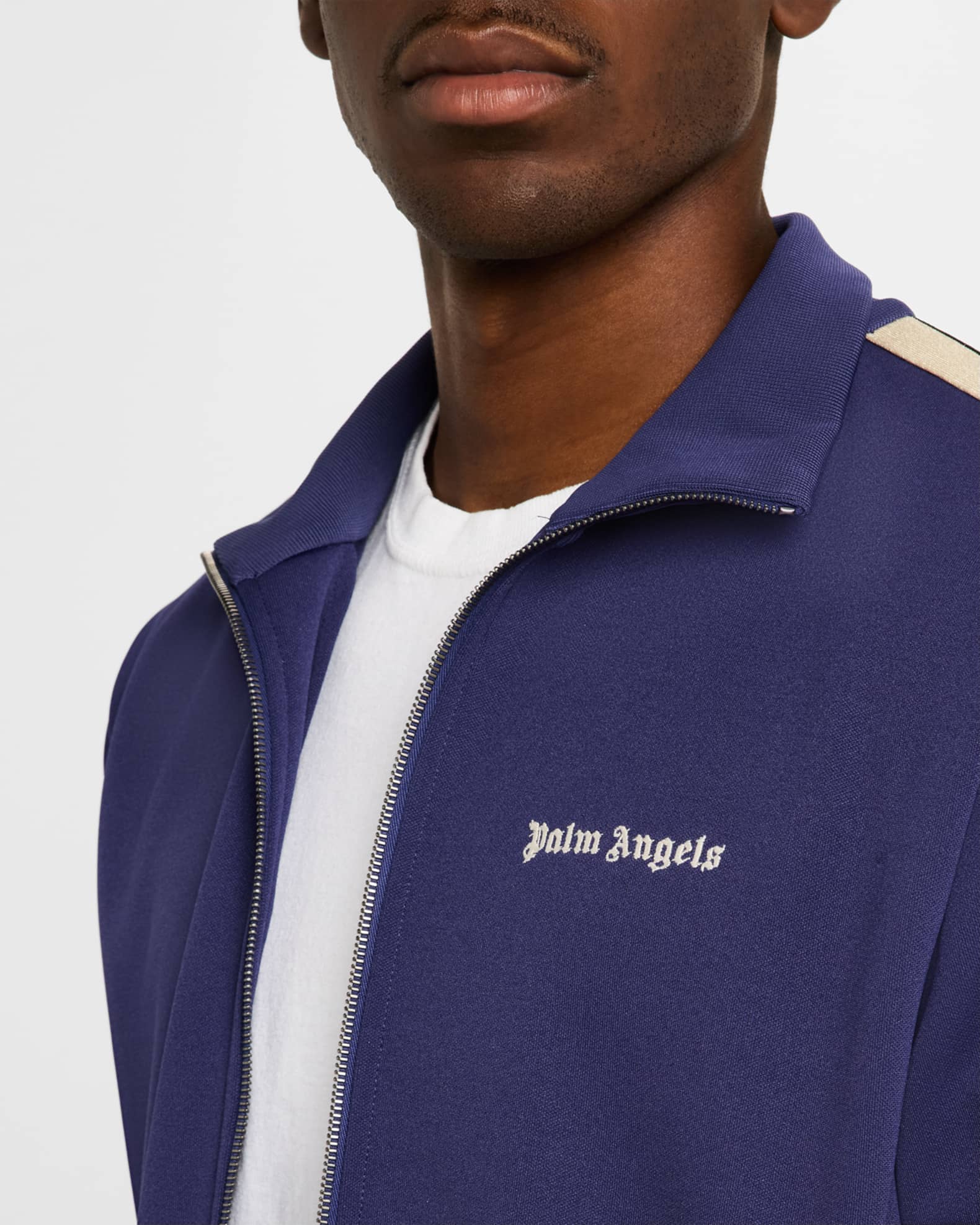 Palm angels over logo track jacket hot sale