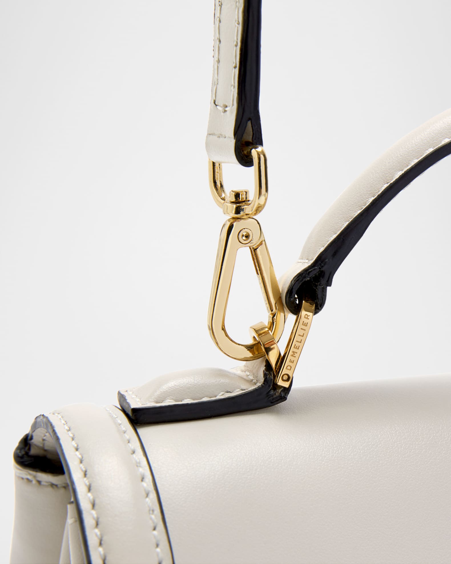 DeMellier The Paris Leather Top-Handle Bag | Neiman Marcus