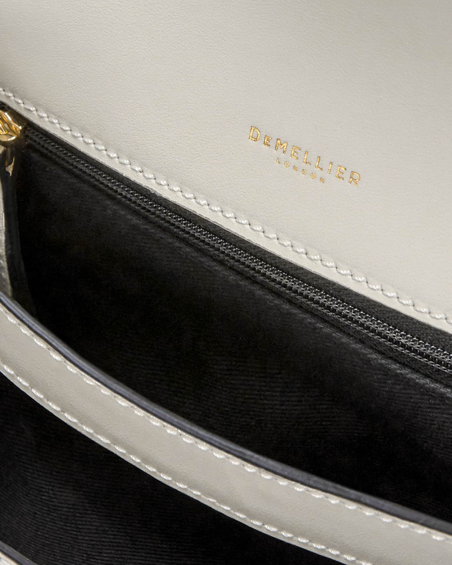 送関込み ★DEMELLIER★ The Paris トップ ハンドル バッグ The Paris | Black Smooth | DeMellier