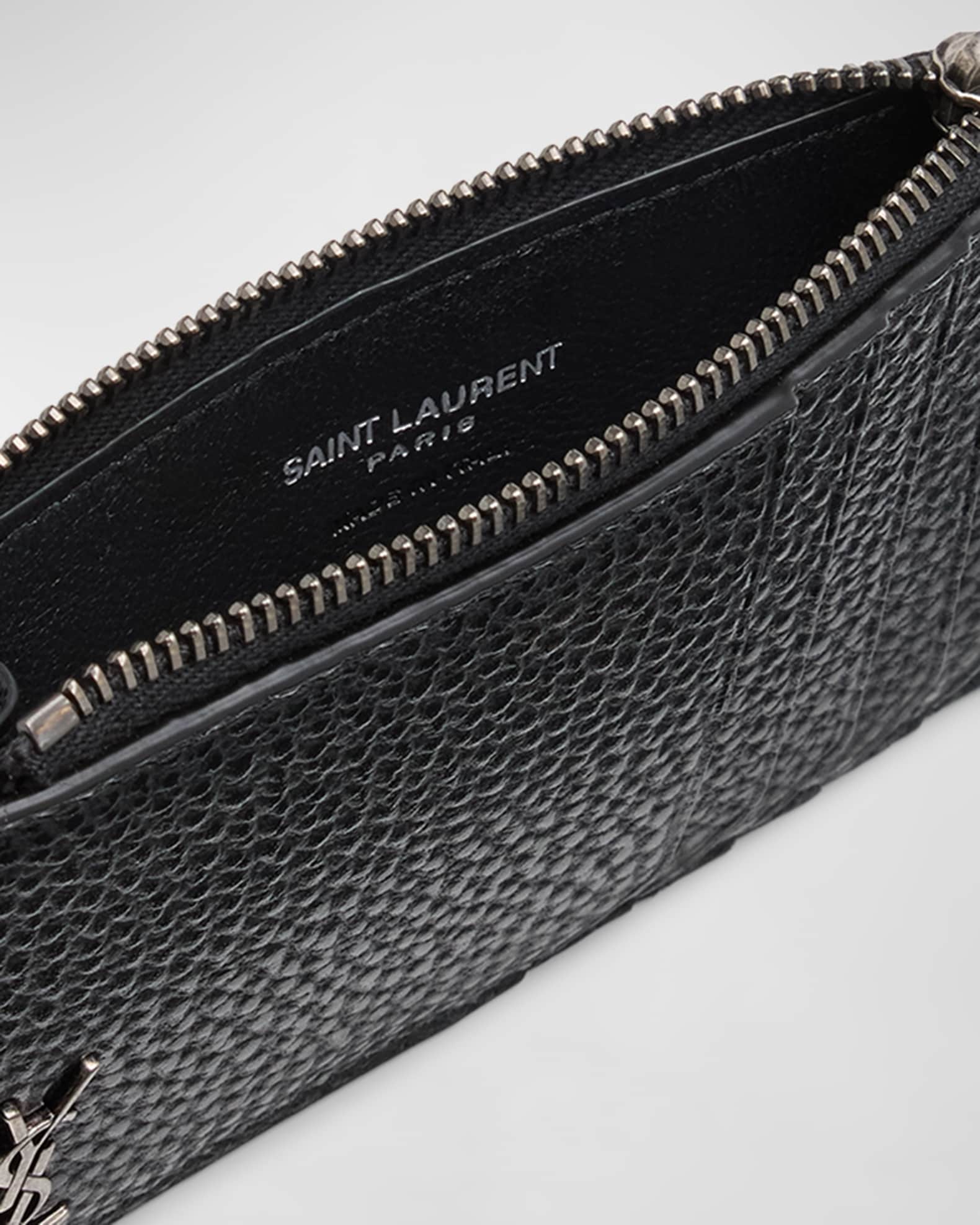 Saint laurent card holder mens 2025