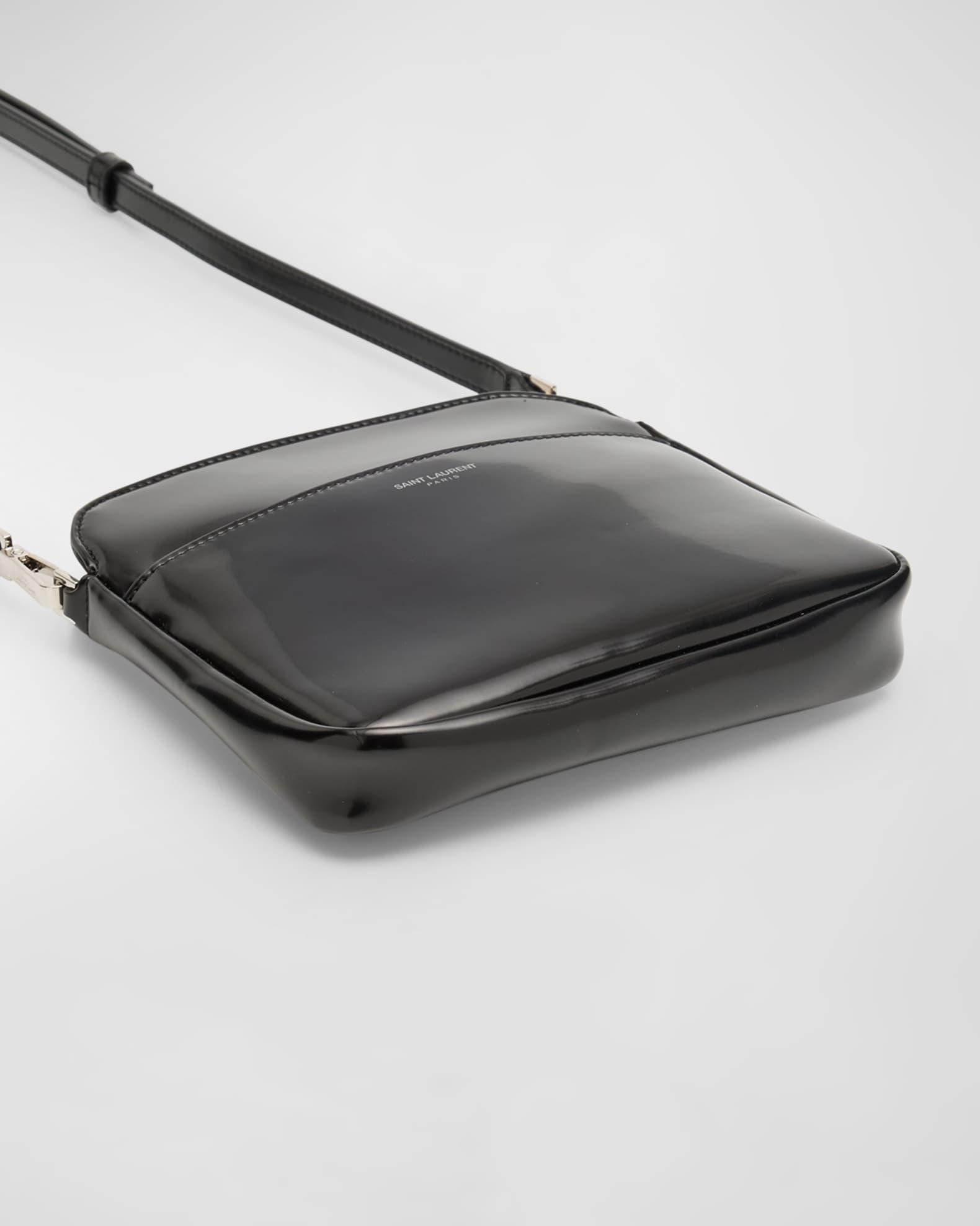 Men's Mini Crossbody Bag in Brushed Leather  1