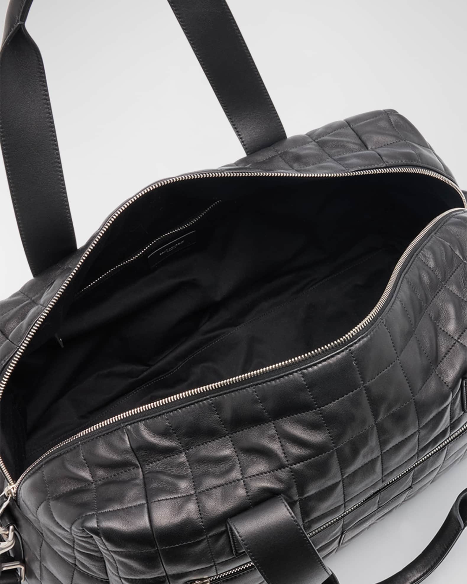 Saint Laurent Men's Nuxx Quilted Leather Duffel Bag | Neiman Saint Laurent Men's Nuxx Quilted Leather Duffel Bag | Neiman