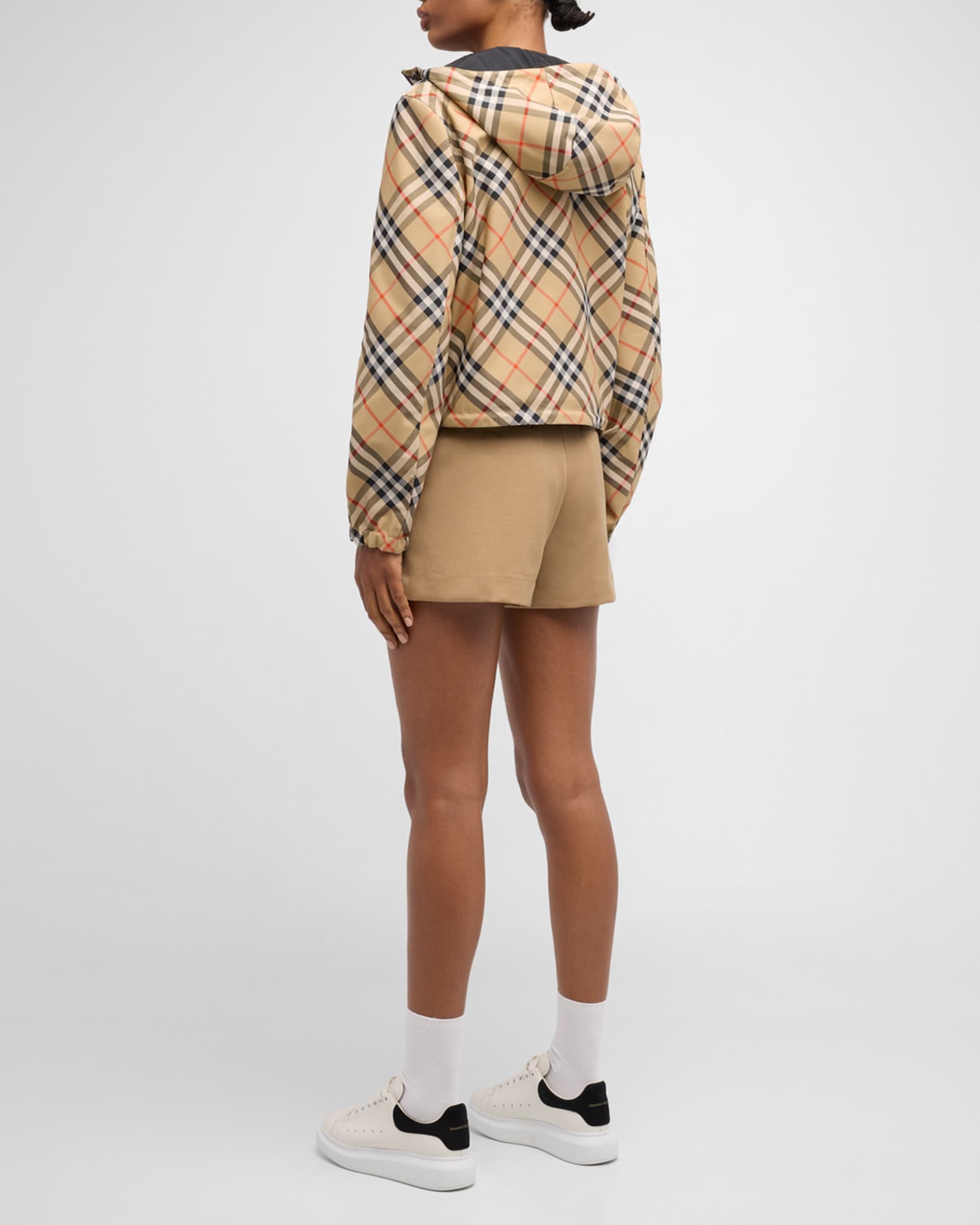 Burberry Check EKD Hooded Reversible Jacket | Neiman Marcus