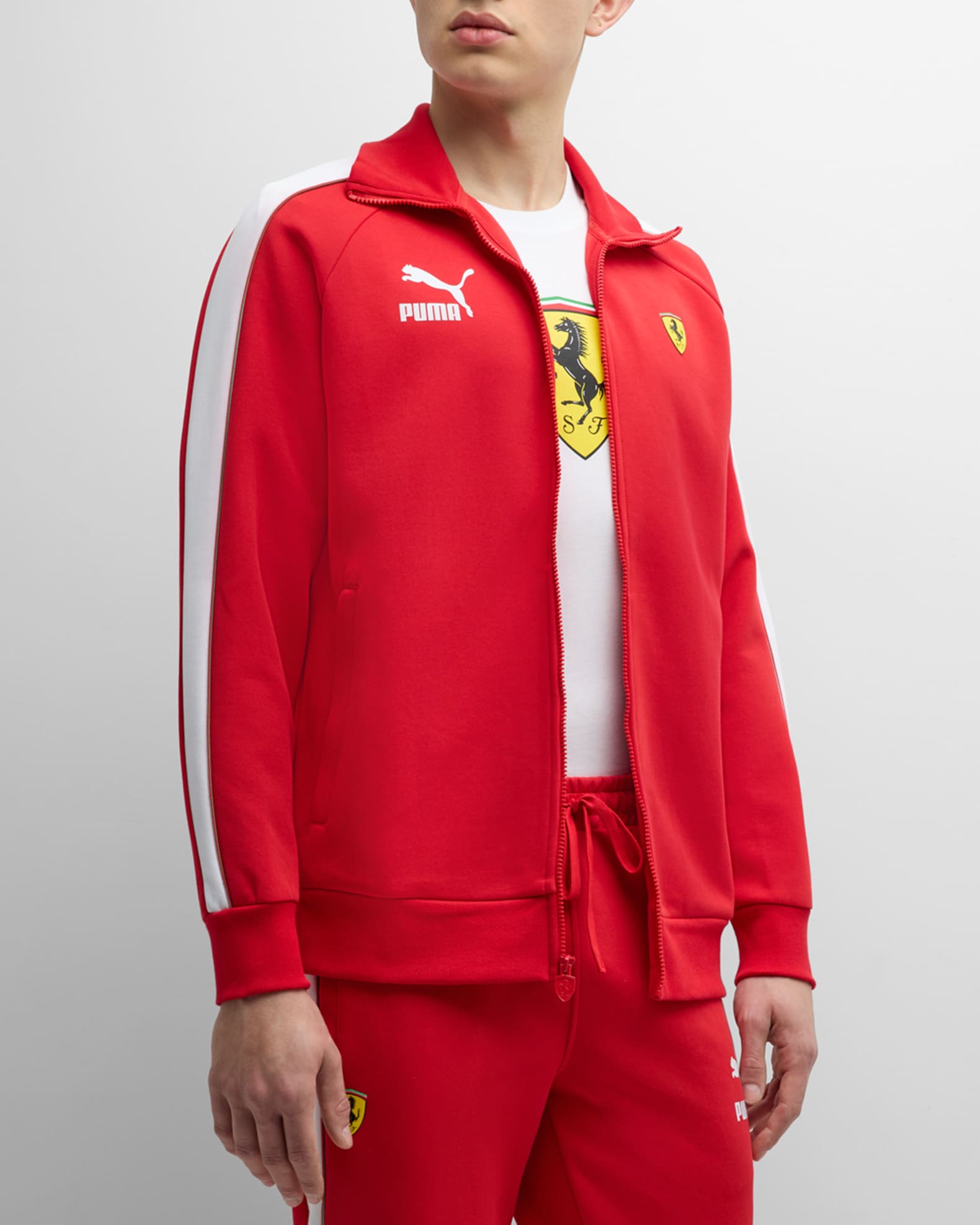 Puma x Ferrari Men s Race Iconic T7 Track Jacket Neiman Marcus