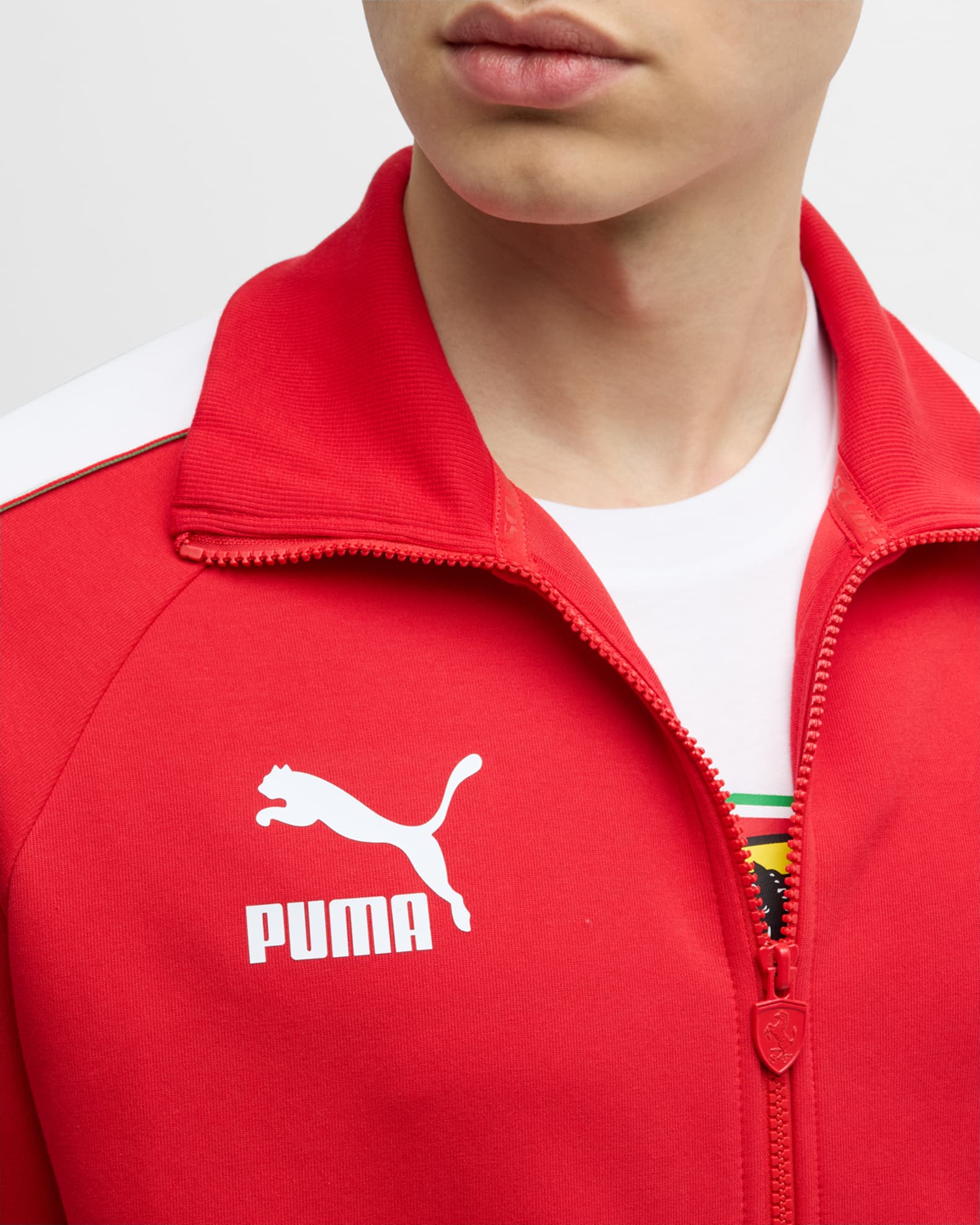 Puma x Ferrari Men s Race Iconic T7 Track Jacket Neiman Marcus