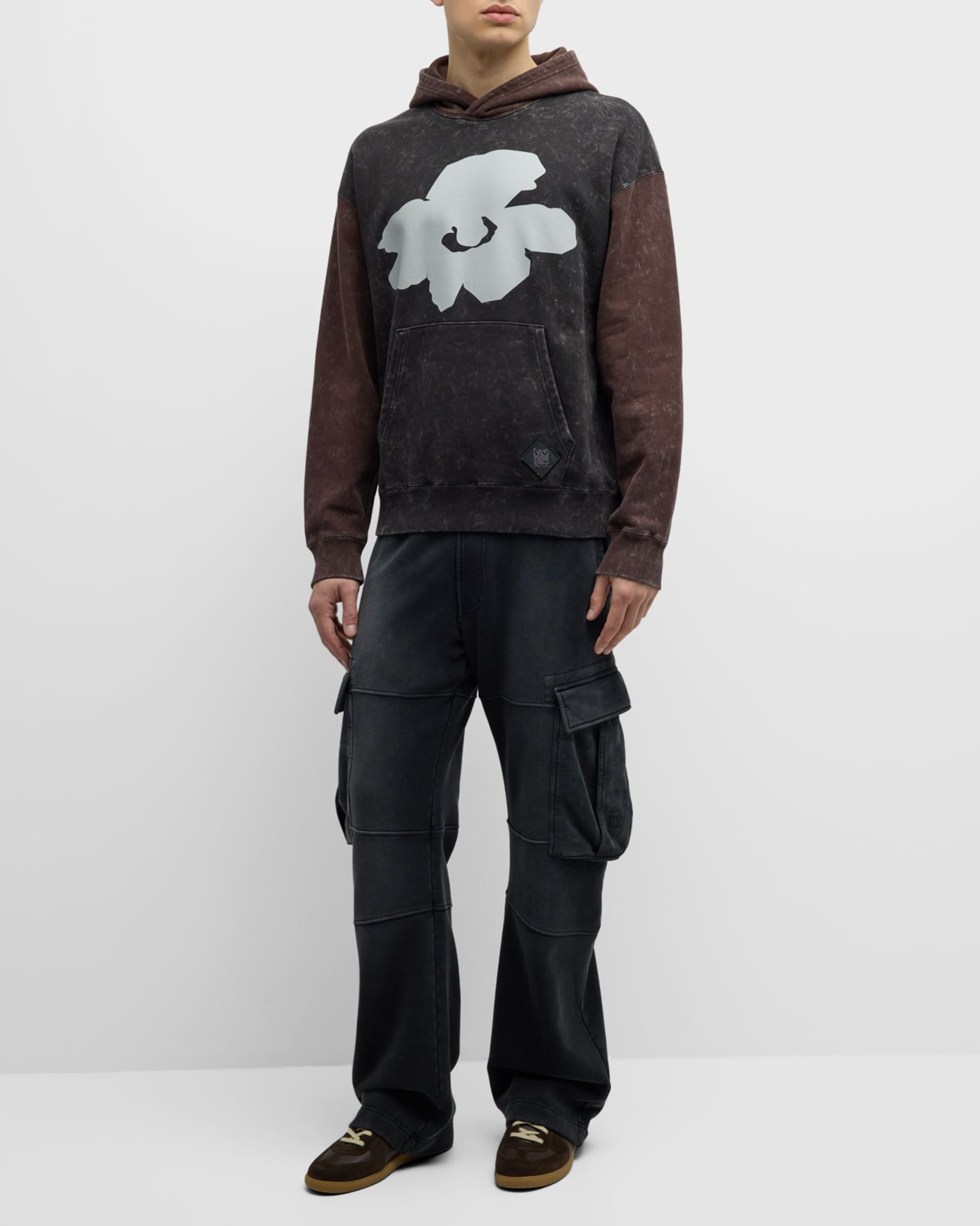 Flower hoodie mens deals