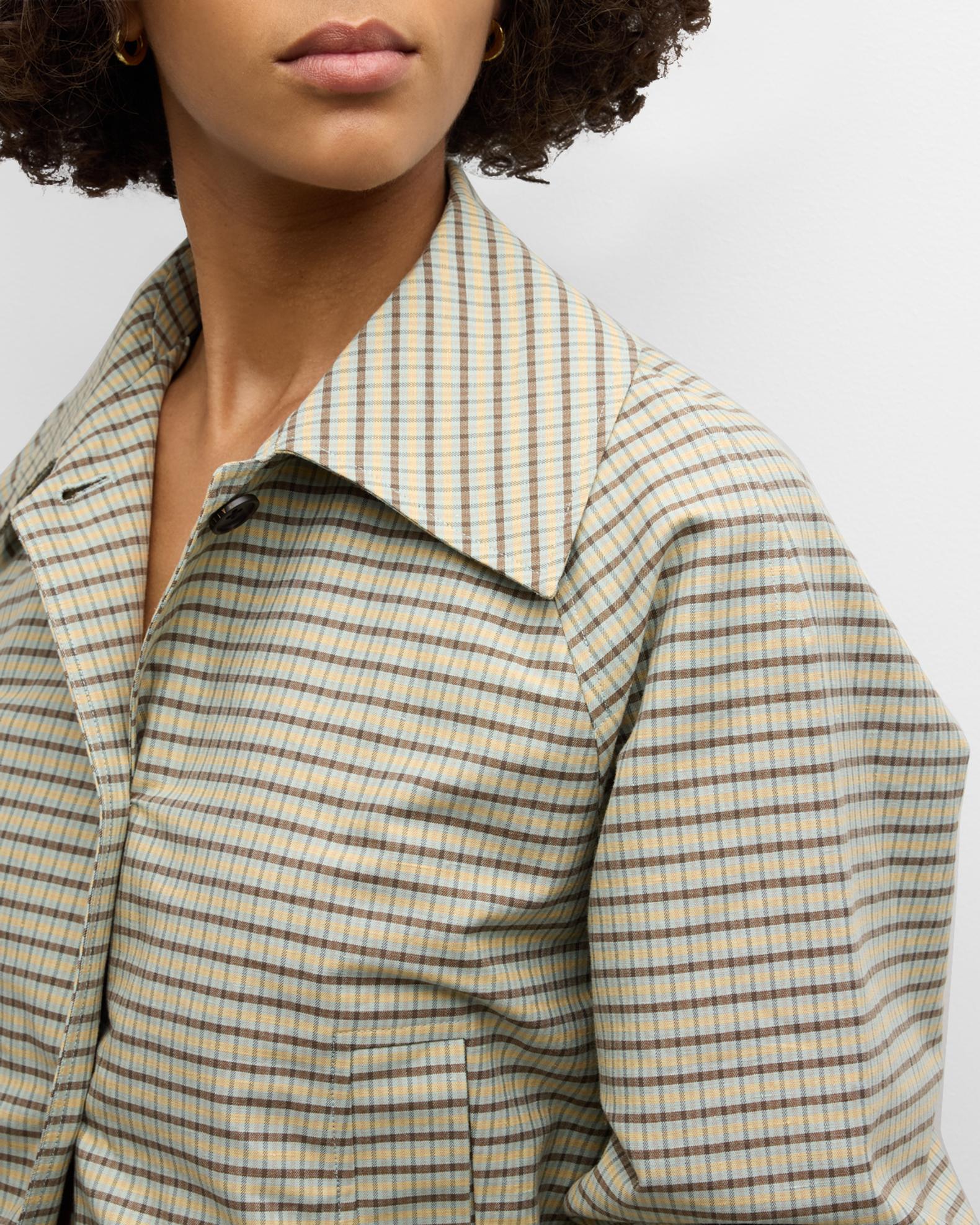 Rails North Mini Check Twill Jacket | Neiman Marcus