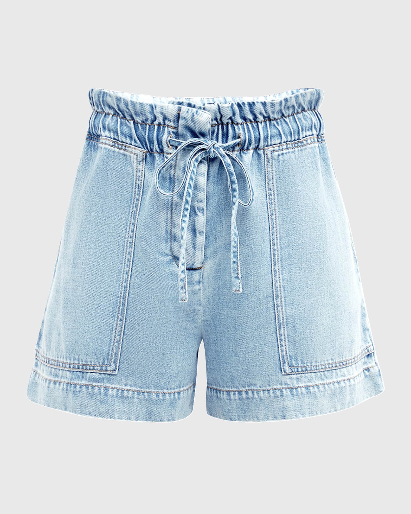 Jean paperbag shorts hotsell