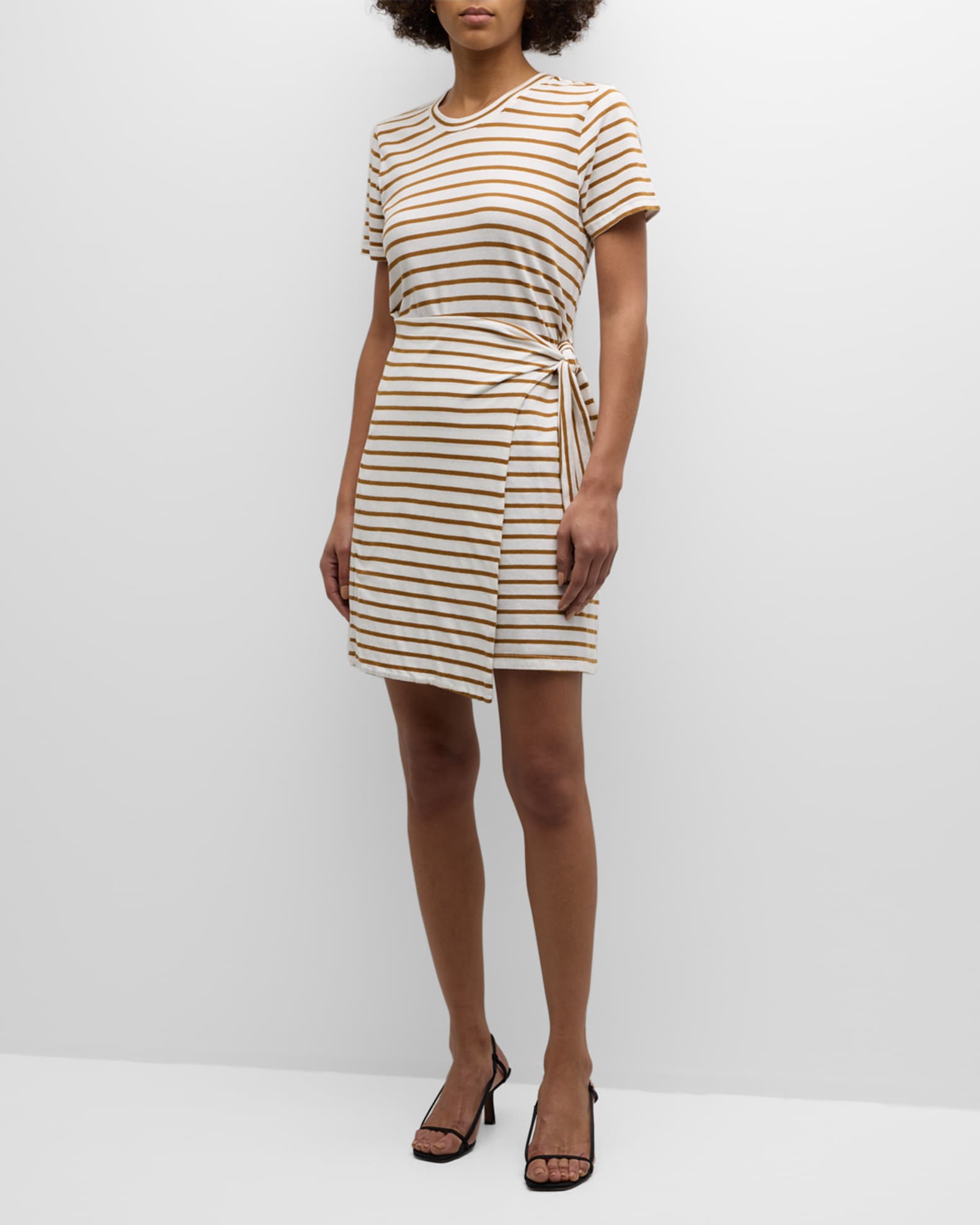 Rails Edie Tie Waist TShirt Dress  Heather Grey main image 1