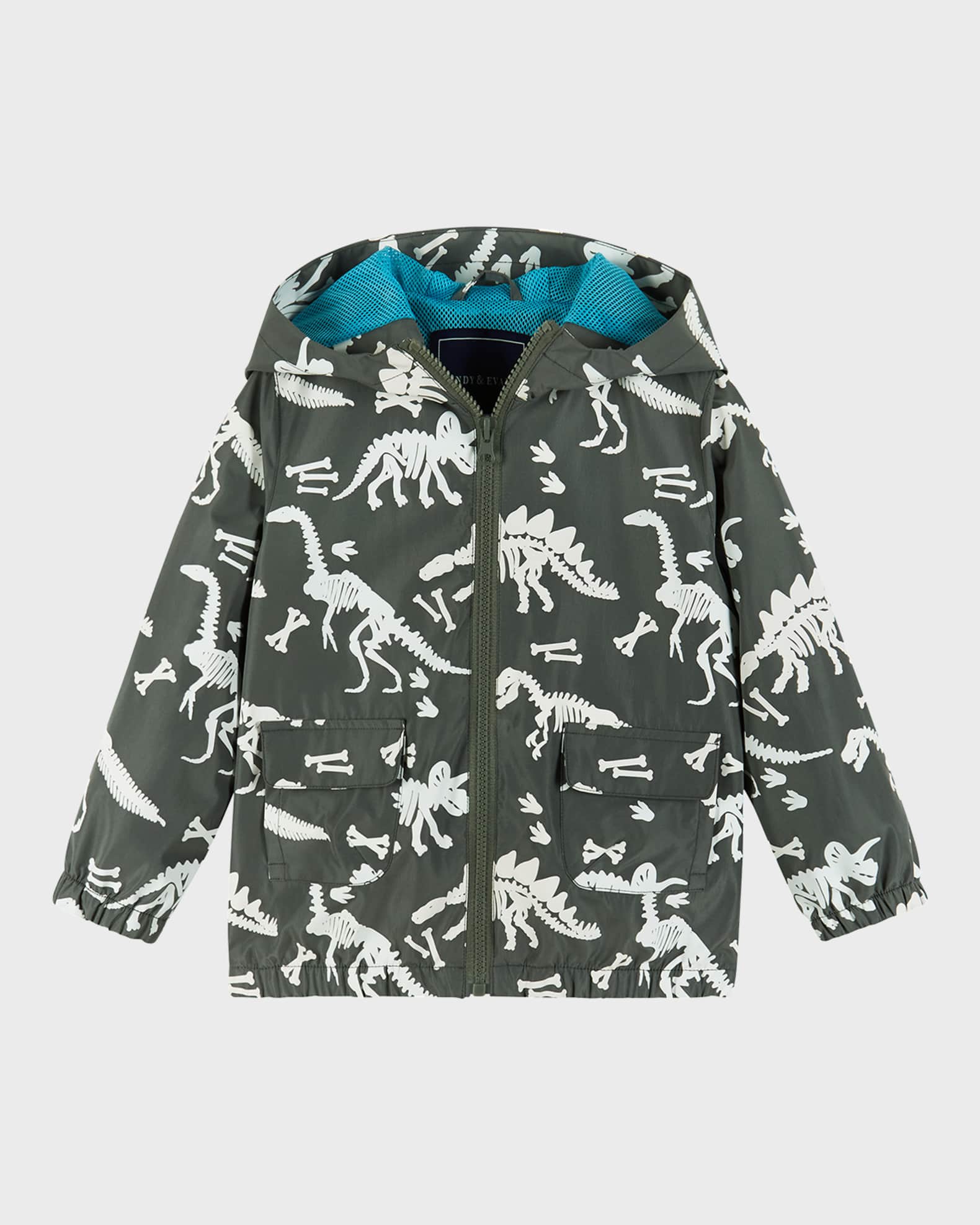 Andy Evan Boy s Dinosaur Print Raincoat Size 2T 8 Neiman Marcus