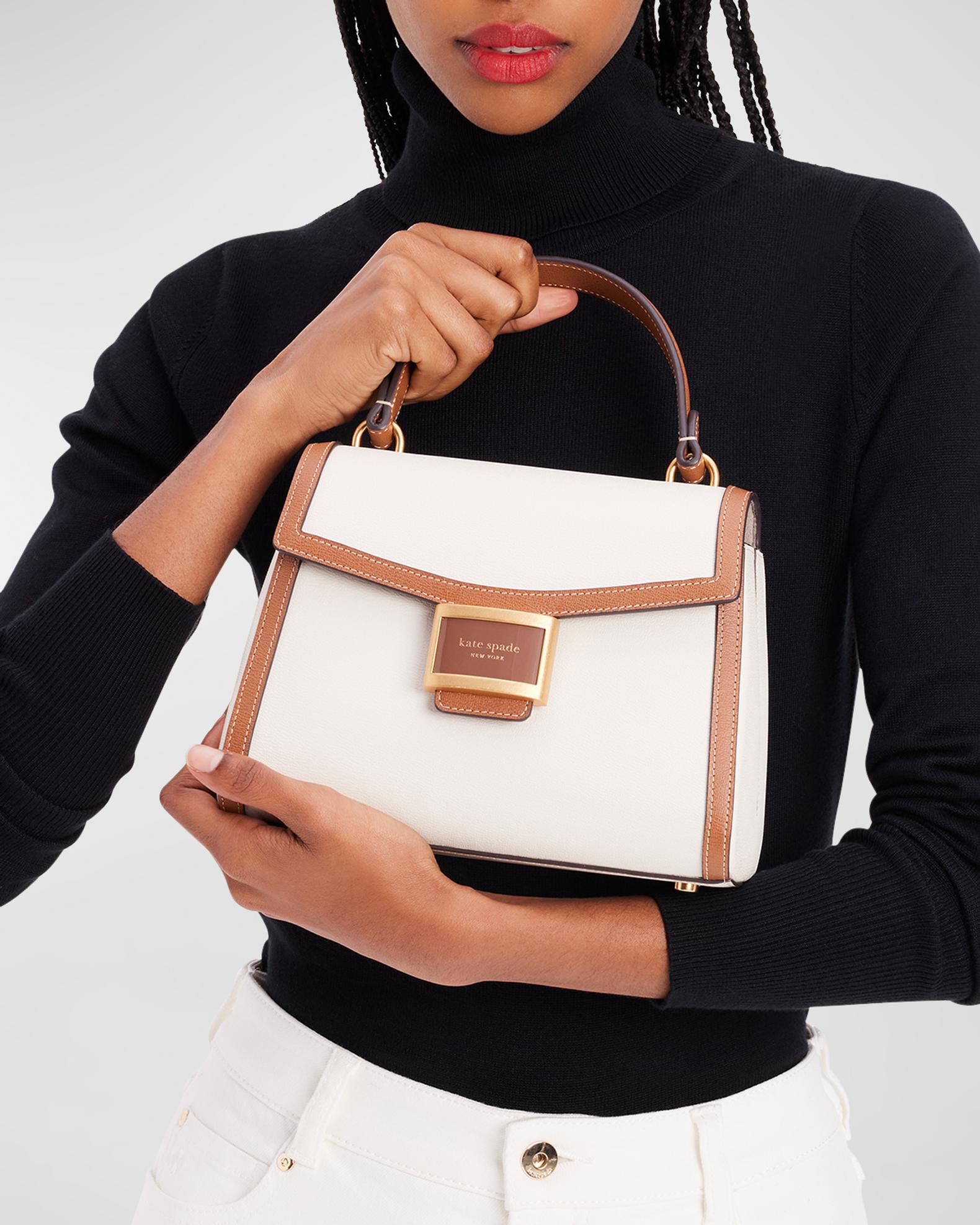 kate spade new york katy small colorblock leather top-handle bag ...