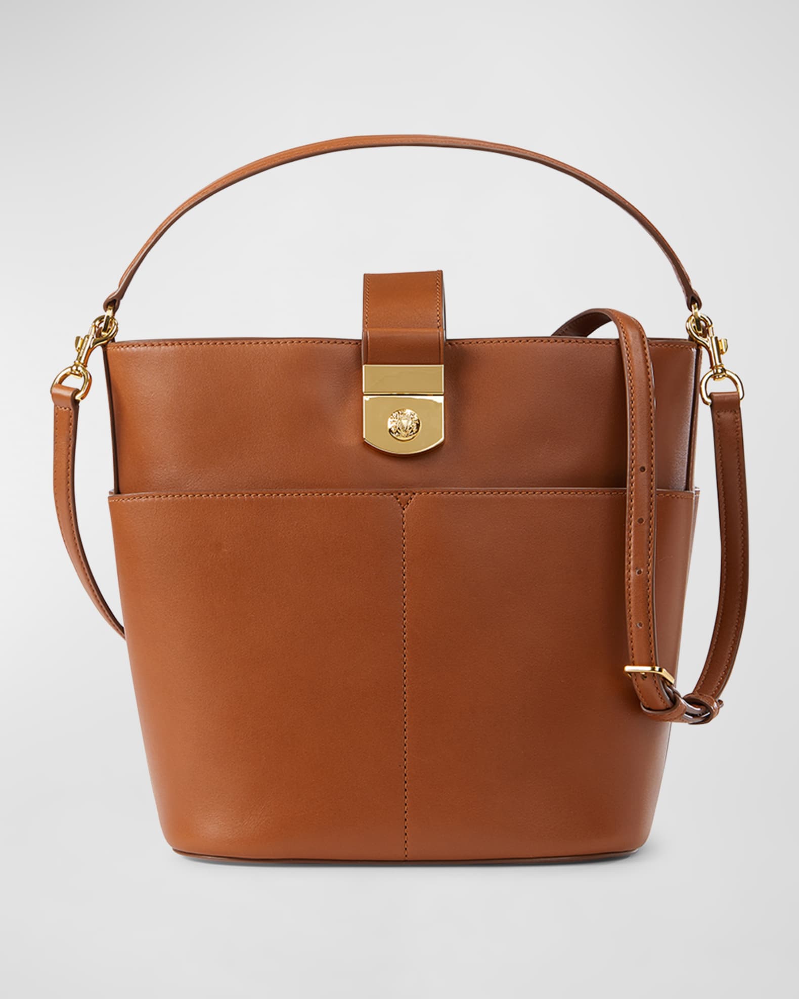 Veronica Beard The Crest Lock Bucket Bag
