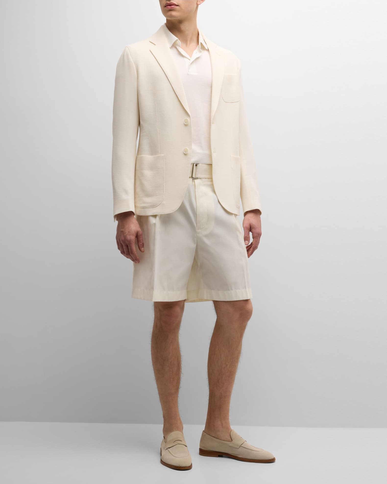 Giorgio Armani Men s Seersucker Suit Separate Jacket Neiman Marcus