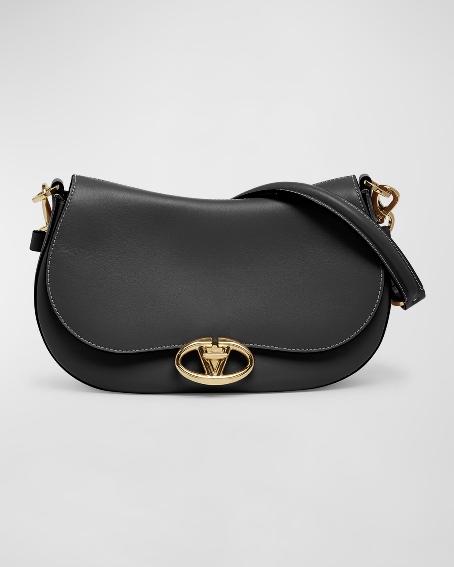 Valentino black leather purse on sale