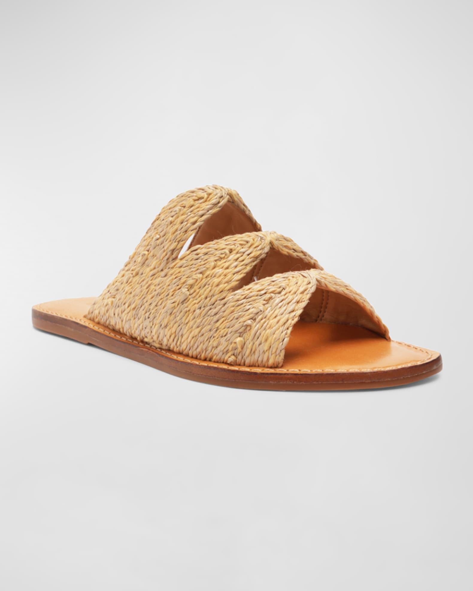 Plakton Fiji Slide-on Raffia Sandals