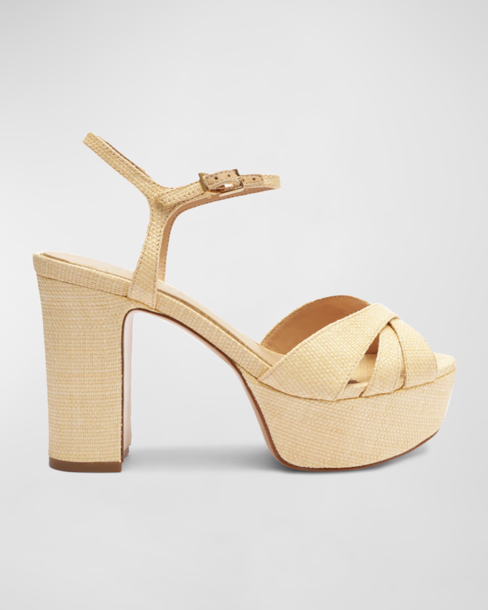 Schutz Keffa Ankle Strap Platform Sandals Neiman Marcus