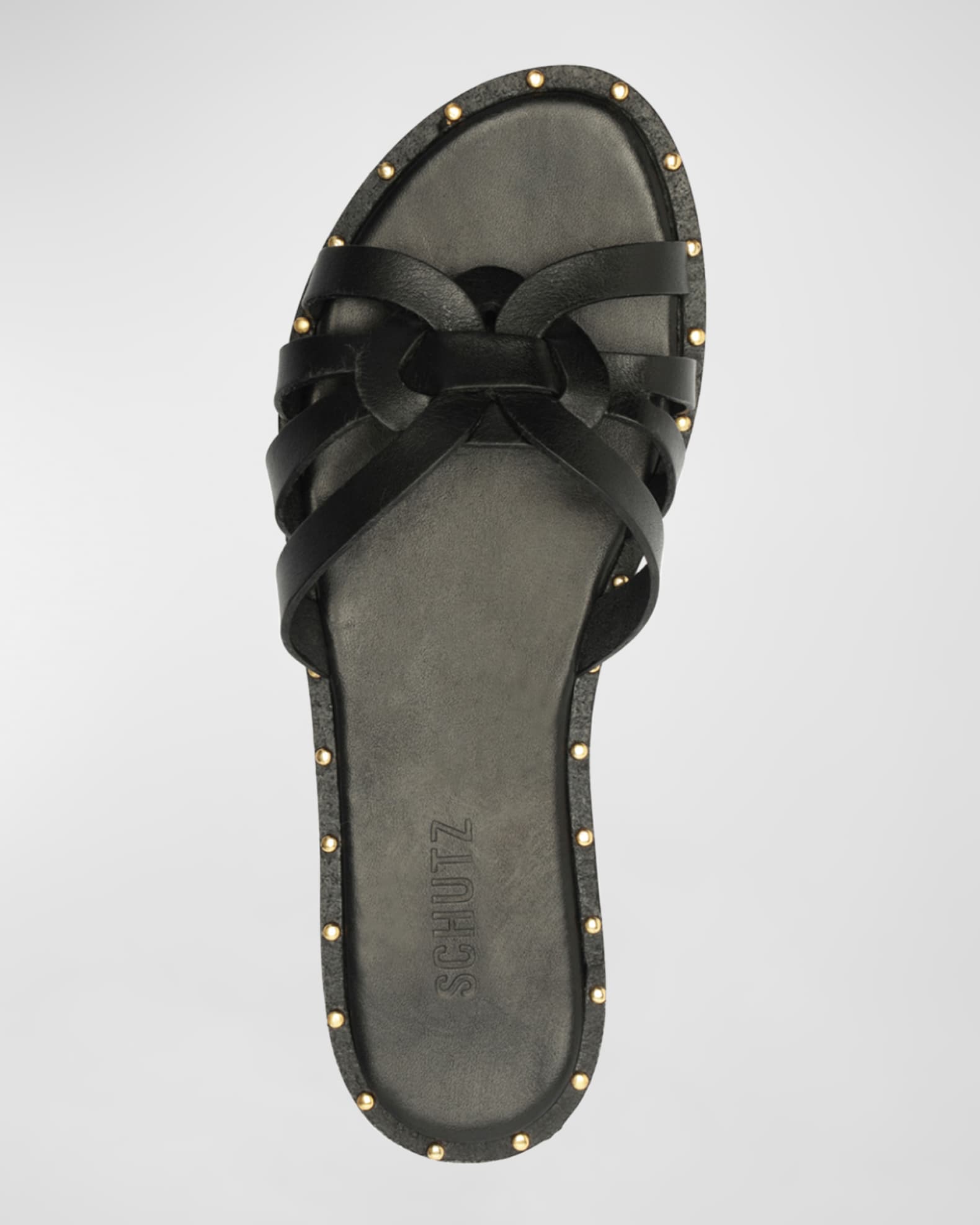 Schutz studded sandals clearance