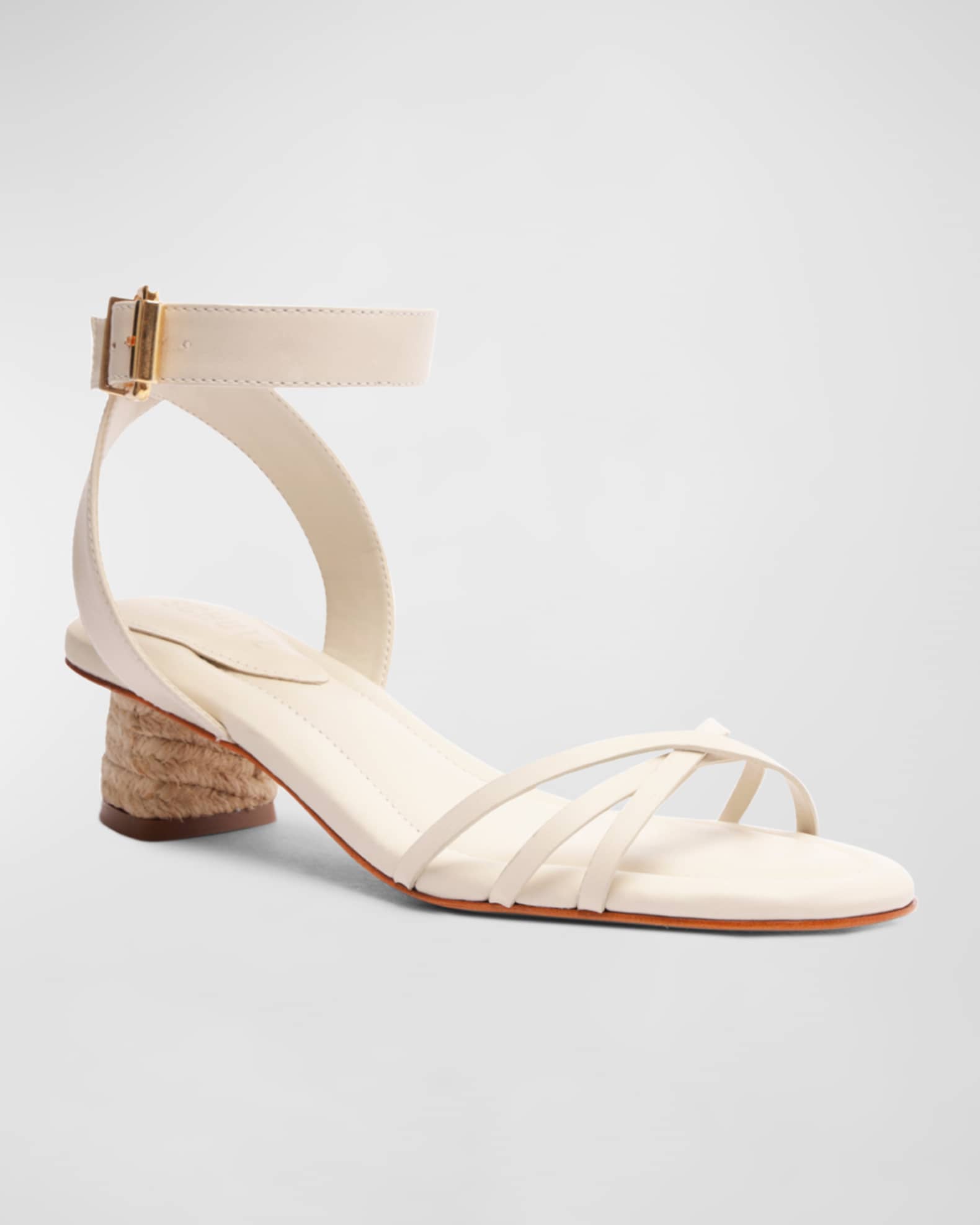 Schutz white sandals discount