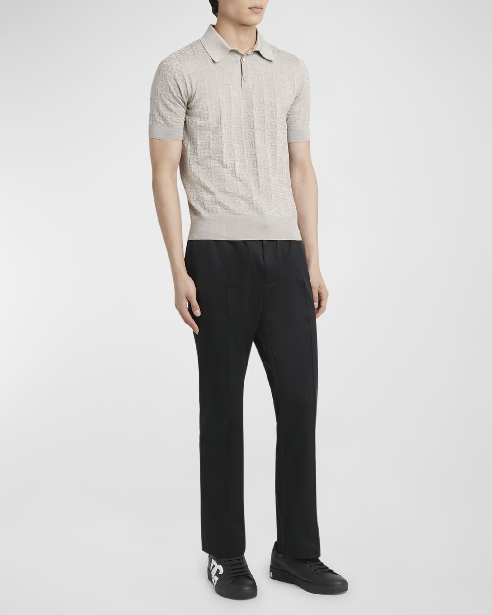 Men's DG Jacquard Polo Shirt 1
