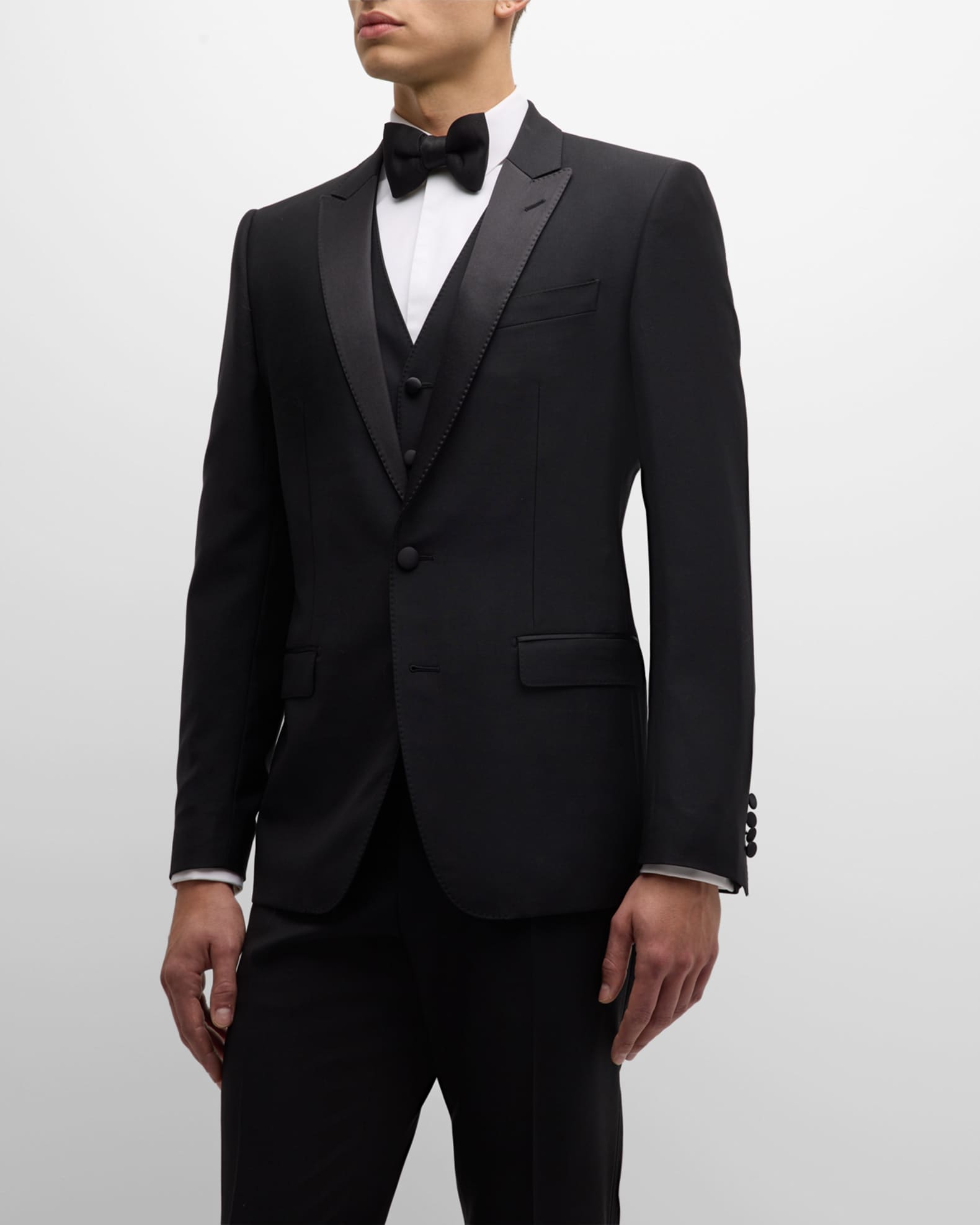 Dolce & Gabbana Gray Patterned MARTINI 2 Piece Suit