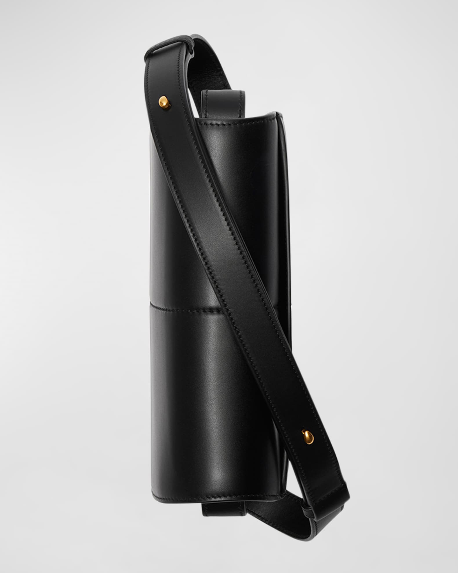 Burberry Snip Flap Leather Shoulder Bag Neiman Marcus