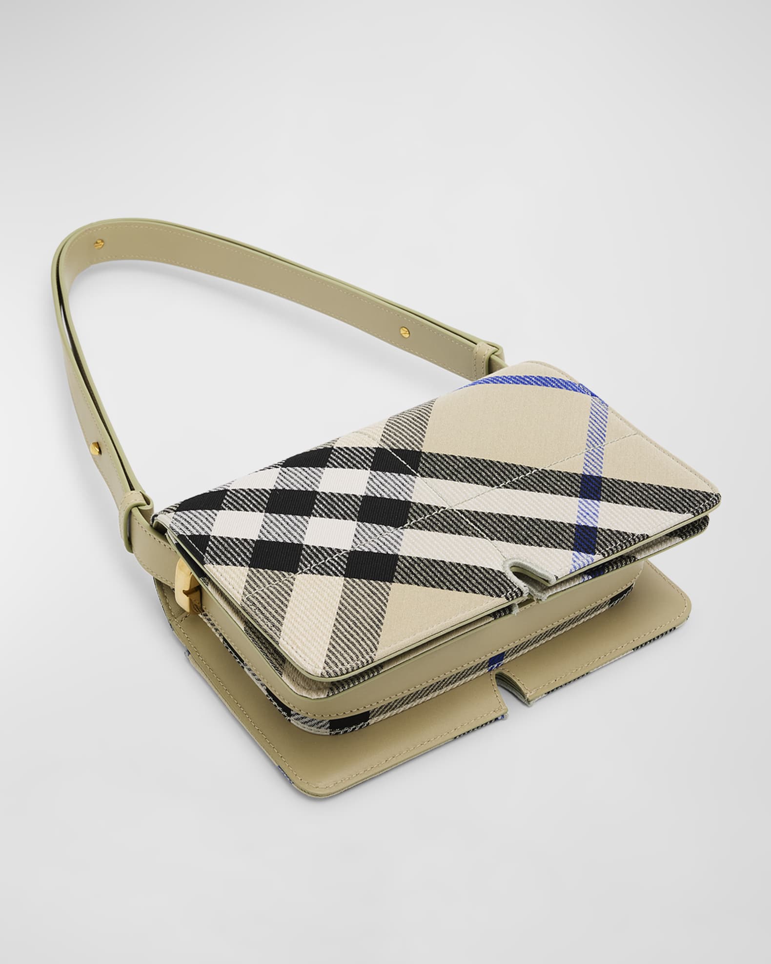 Snip Check Jacquard Shoulder Bag