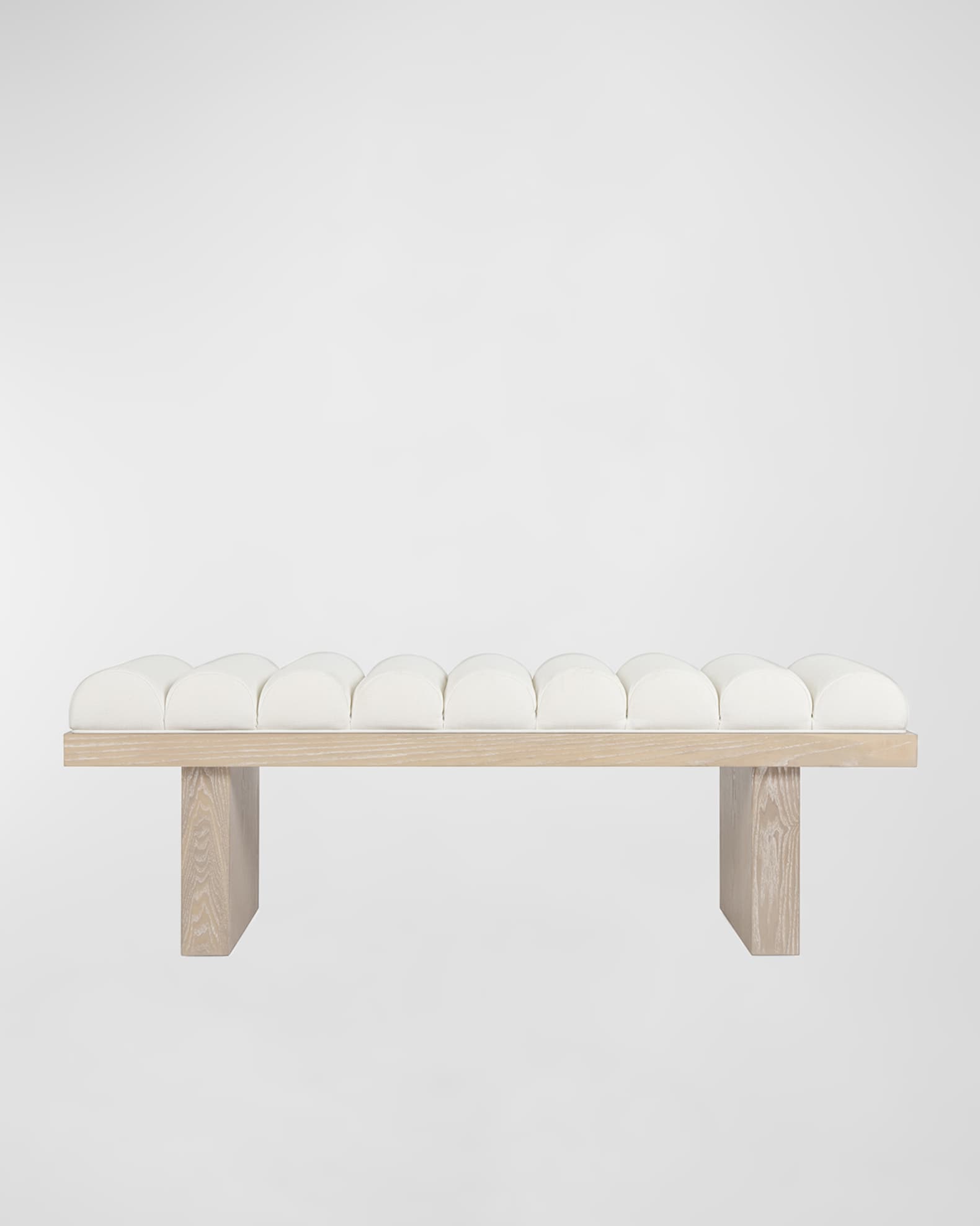 Caspian Channel-Tufted Bench, 52" 1